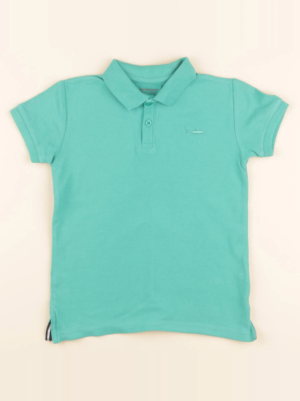 Vertbaudet - polo vert - 5 ans
