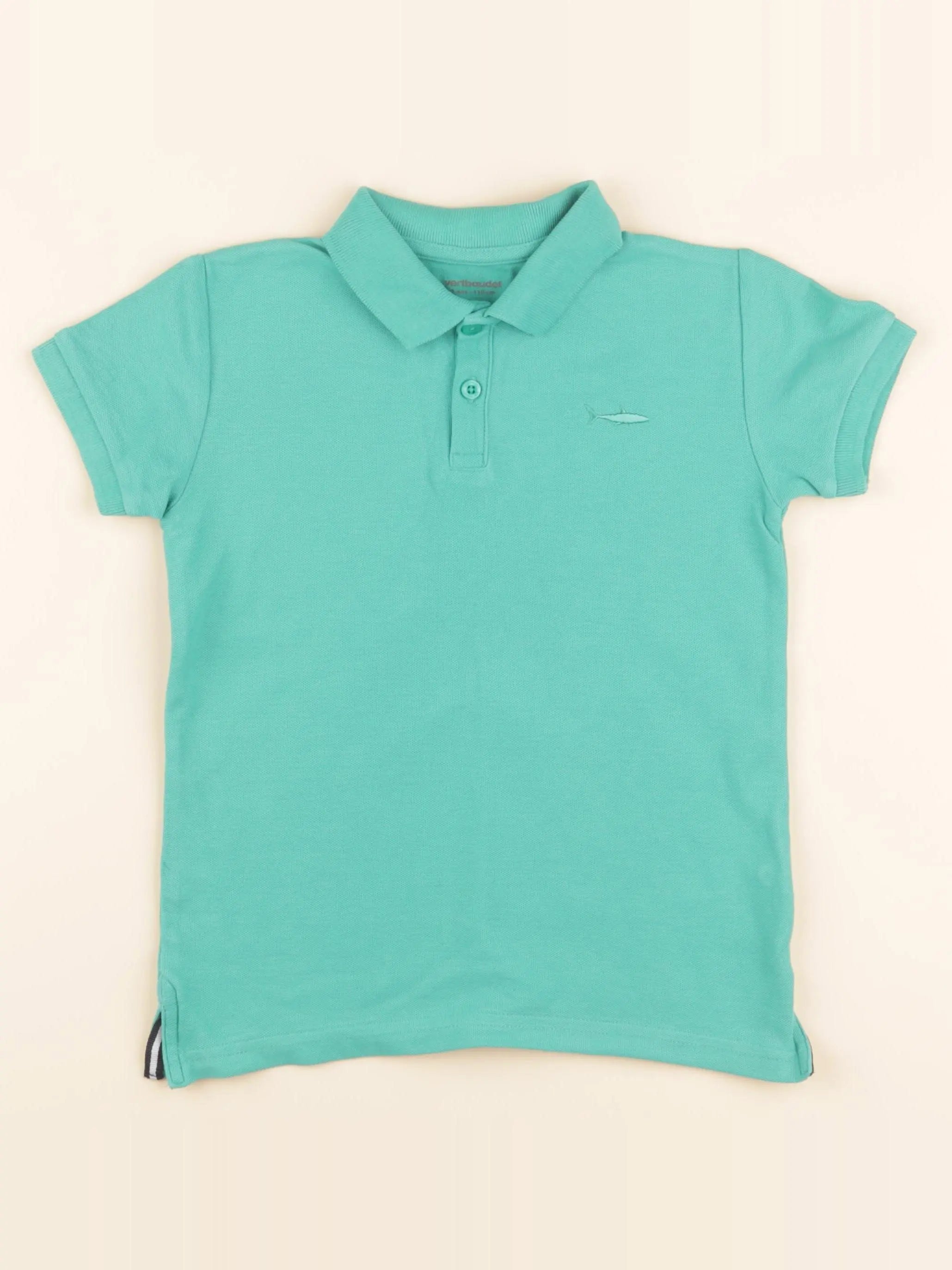 Vertbaudet - polo vert - 5 ans
