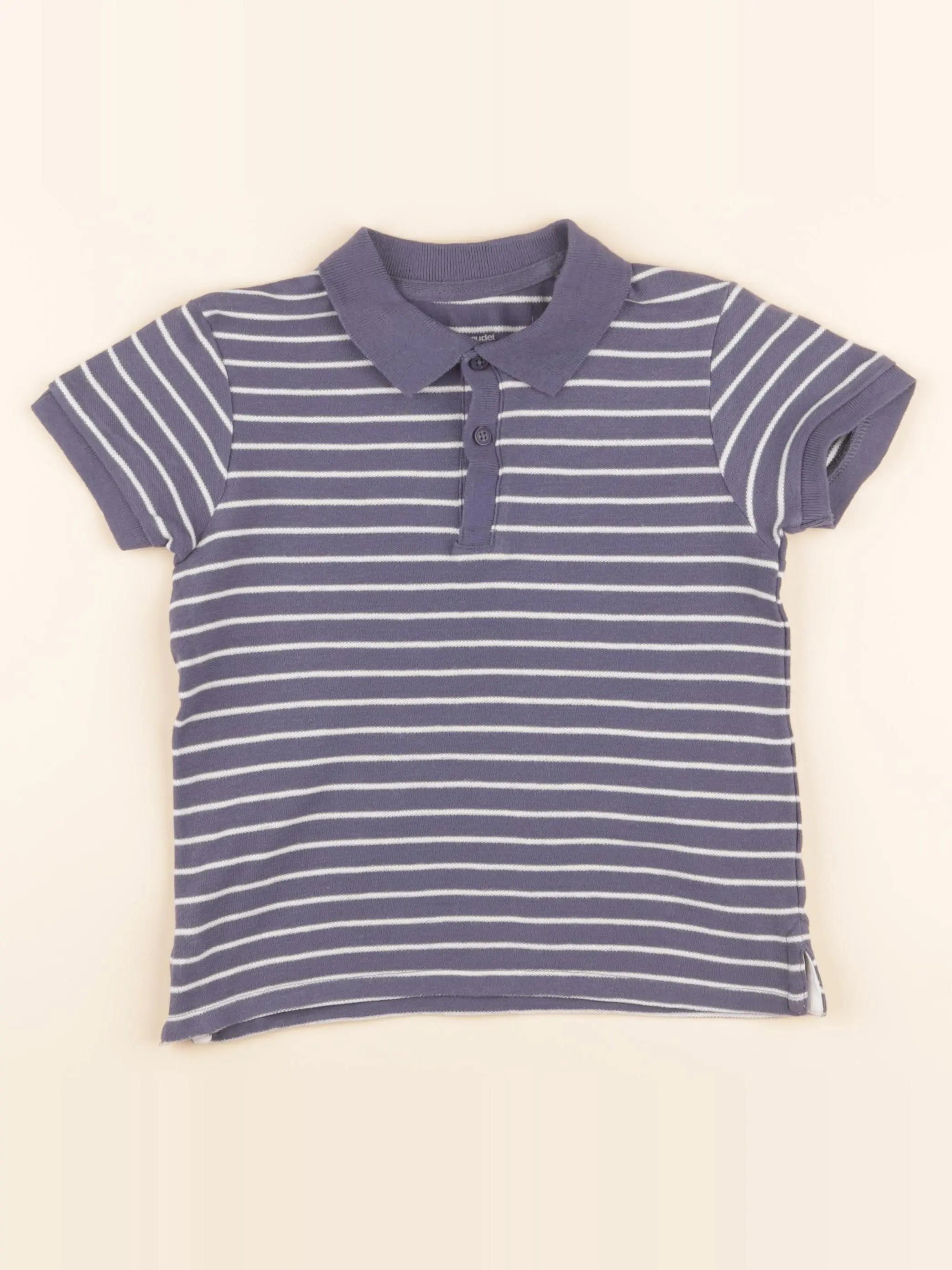 Vertbaudet - polo bleu - 5 ans