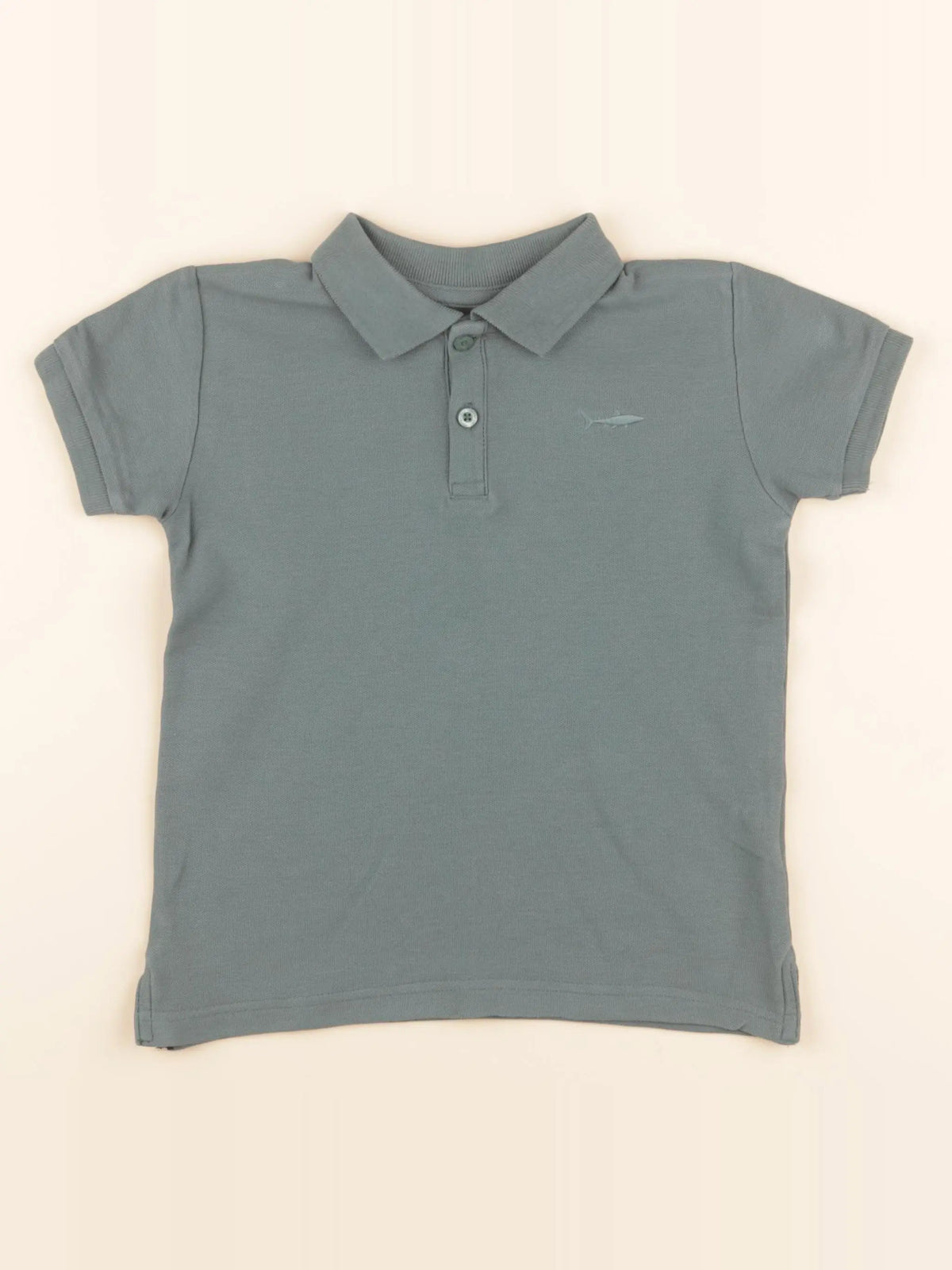 Vertbaudet - polo vert - 5 ans