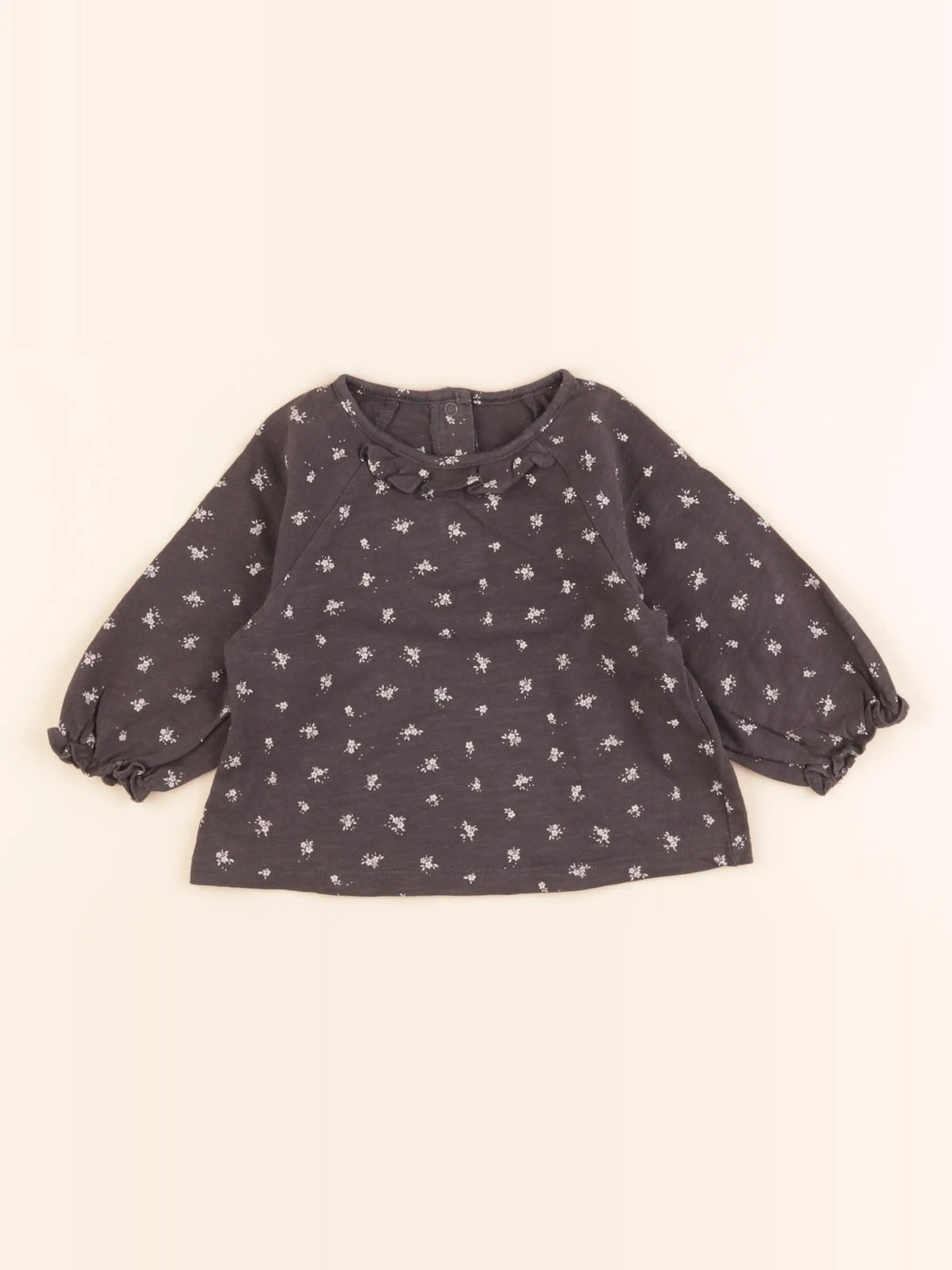 Vertbaudet - tee-shirt gris - 6 mois