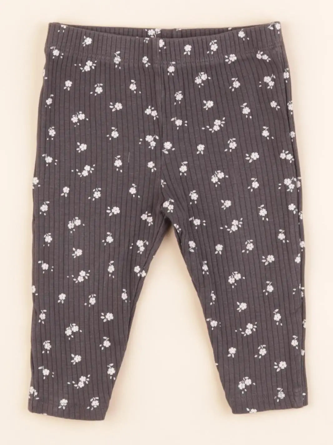 Vertbaudet - legging gris - 6 mois
