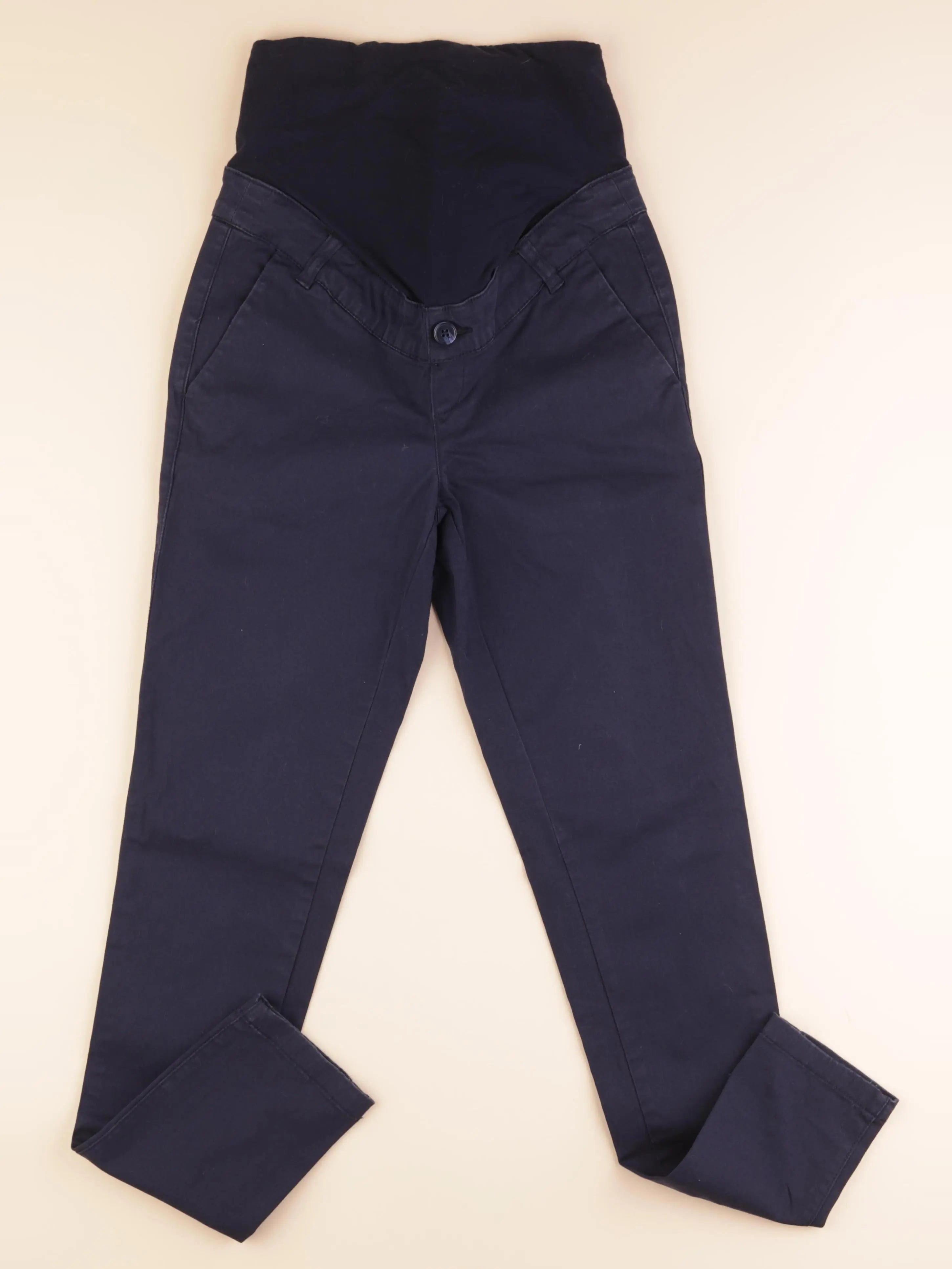 Vertbaudet - pantalon grossesse bleu - 34