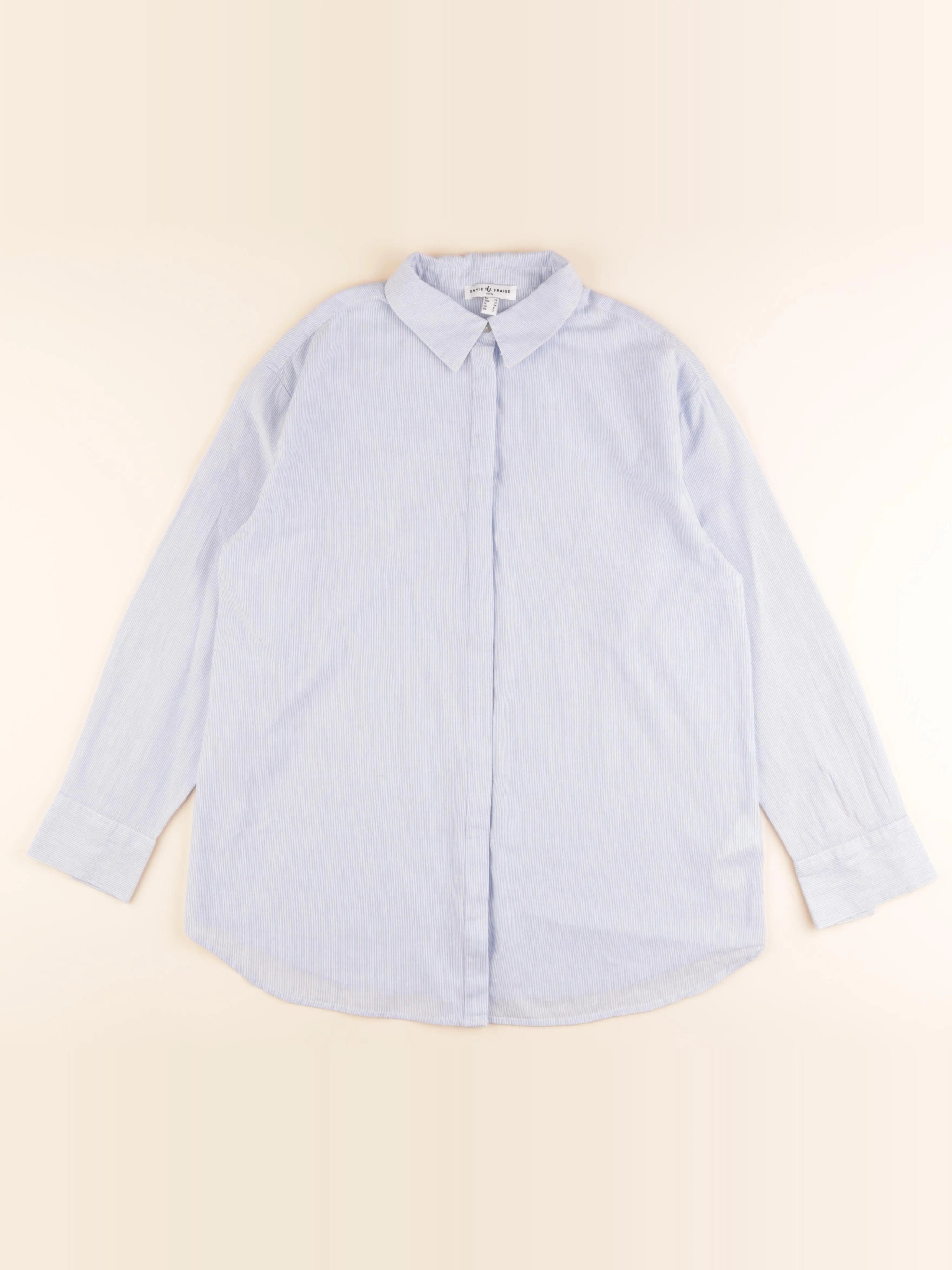 Envie de fraise - chemise grossesse bleu - 34