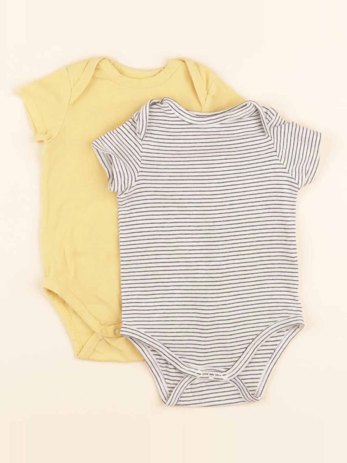 Tape à l'oeil - lot de 2 bodies en coton multicolore - 6 mois