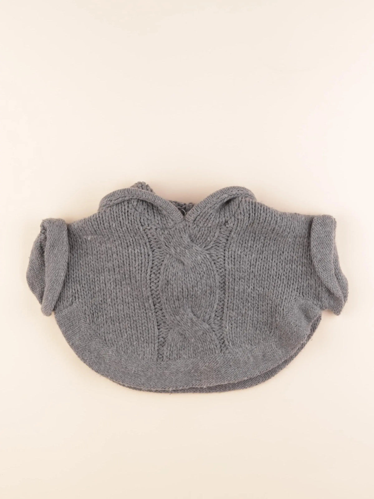 Zara - cape gris - 9/12 mois