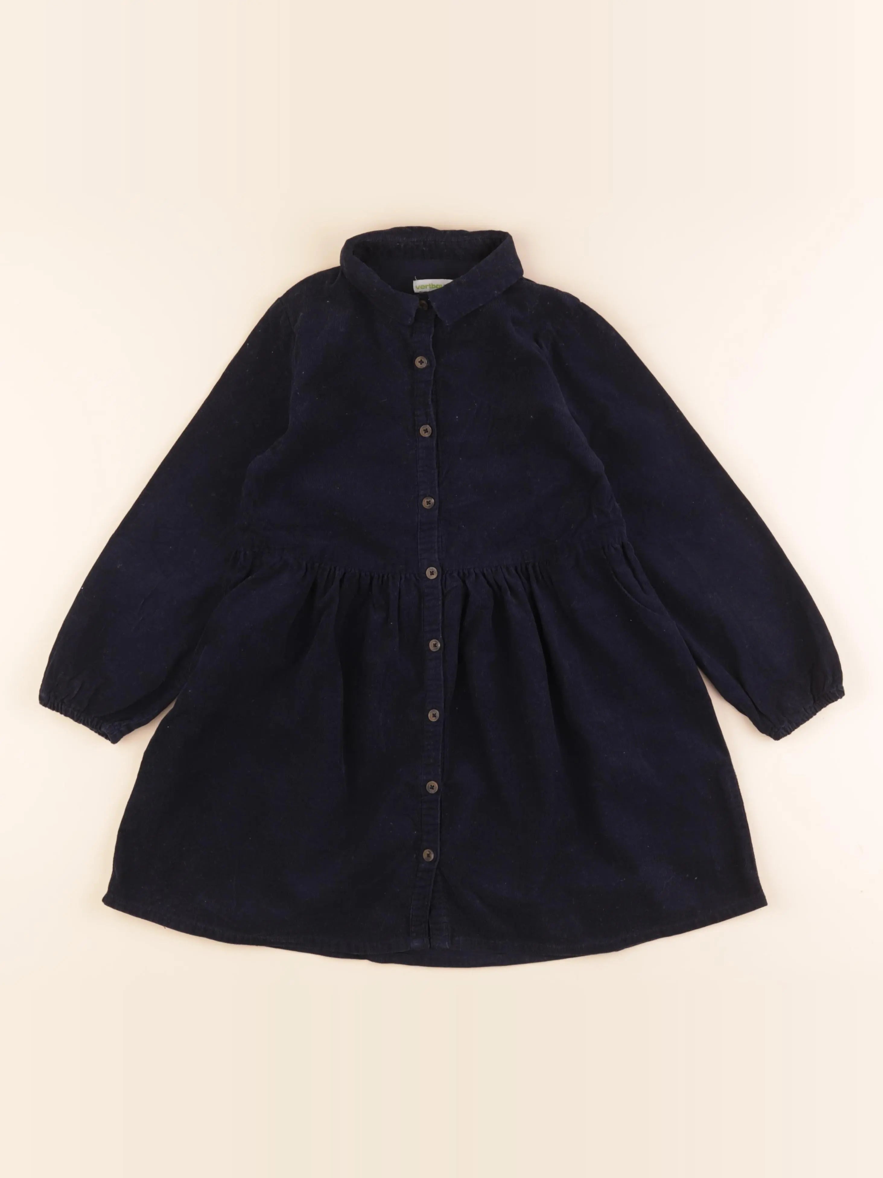 Vertbaudet - robe bleu - 7 ans