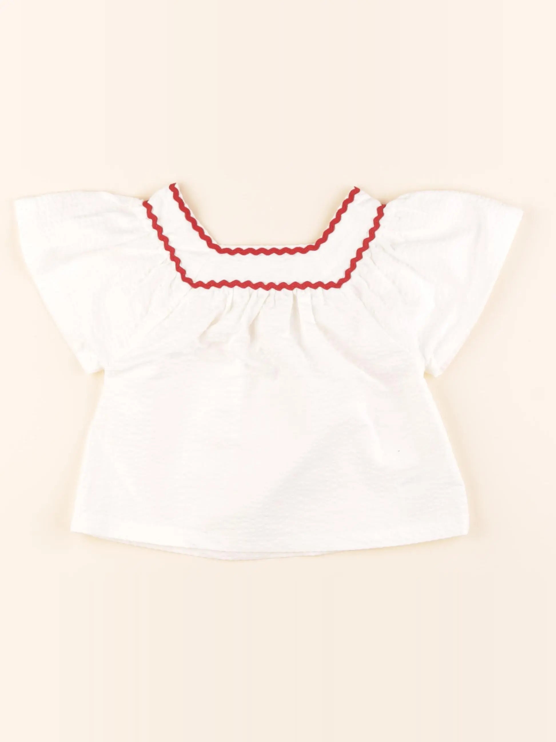 Zara - blouse blanc - 2 ans