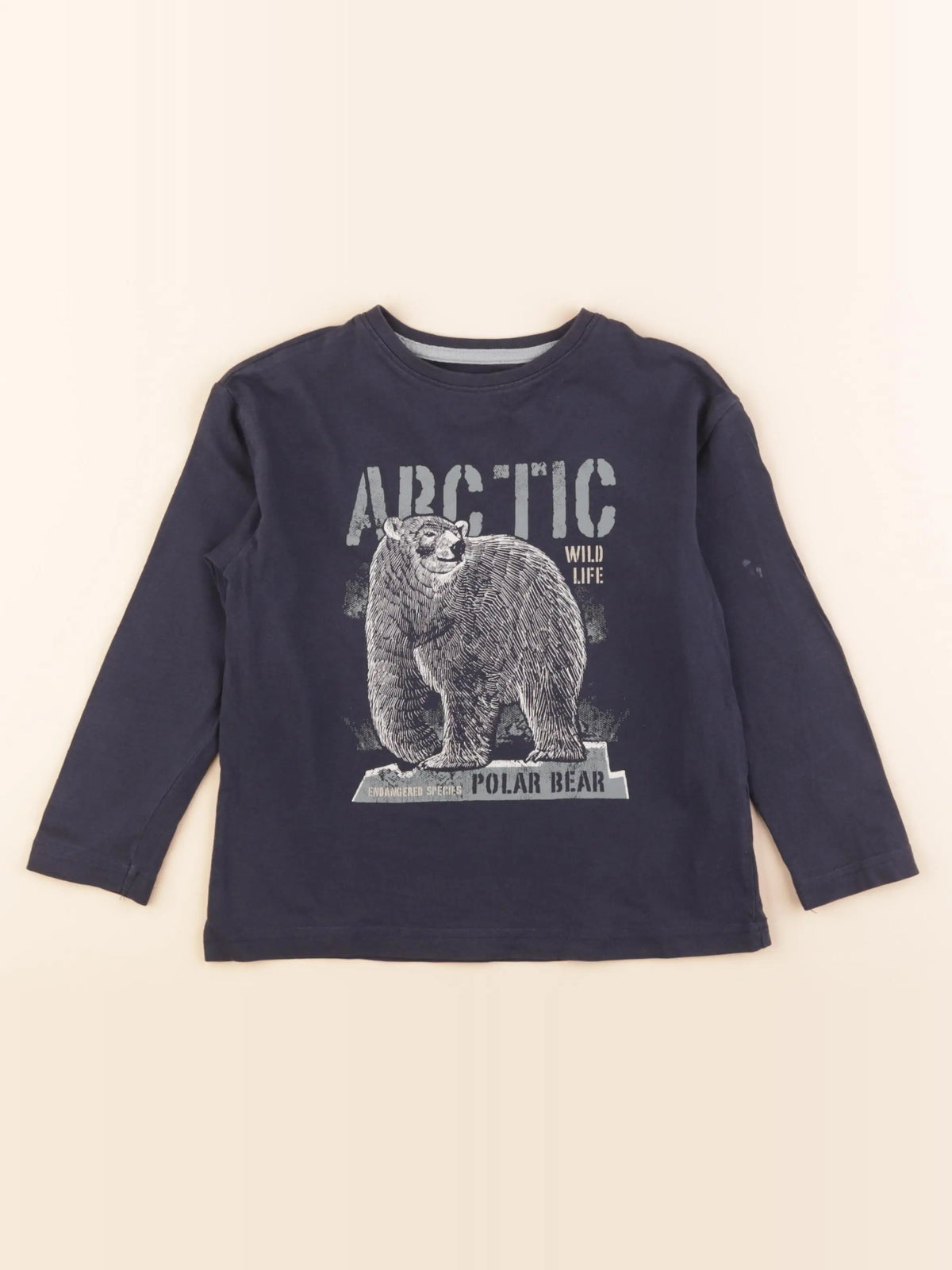 Vertbaudet - tee-shirt bleu - 5 ans