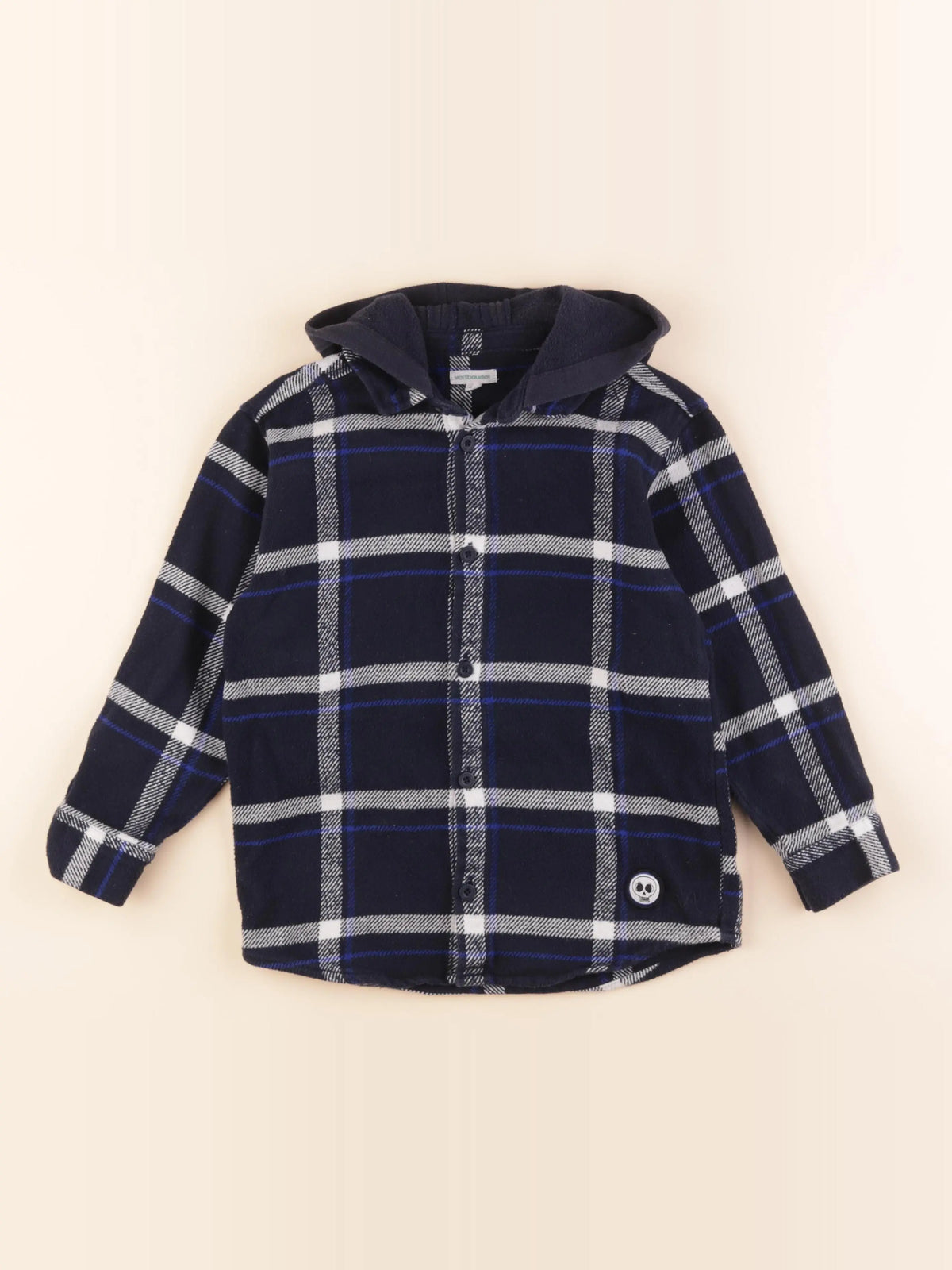 Vertbaudet - chemise bleu - 8 ans