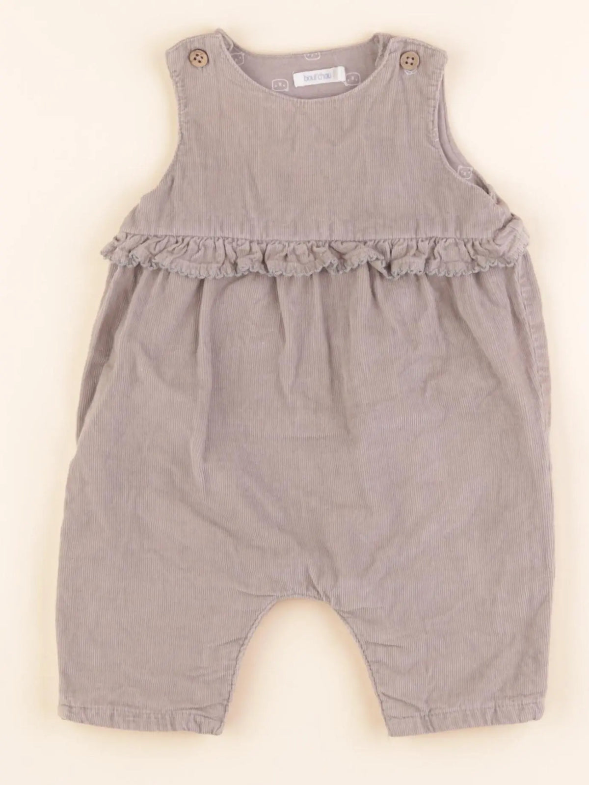 Boutchou - salopette gris - 1 mois