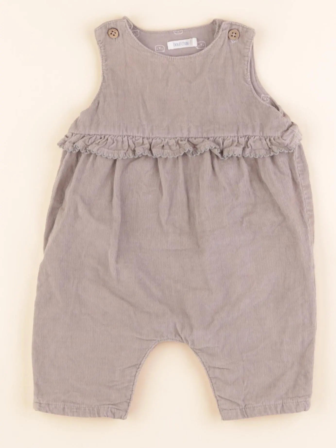 Boutchou - salopette gris - 1 mois