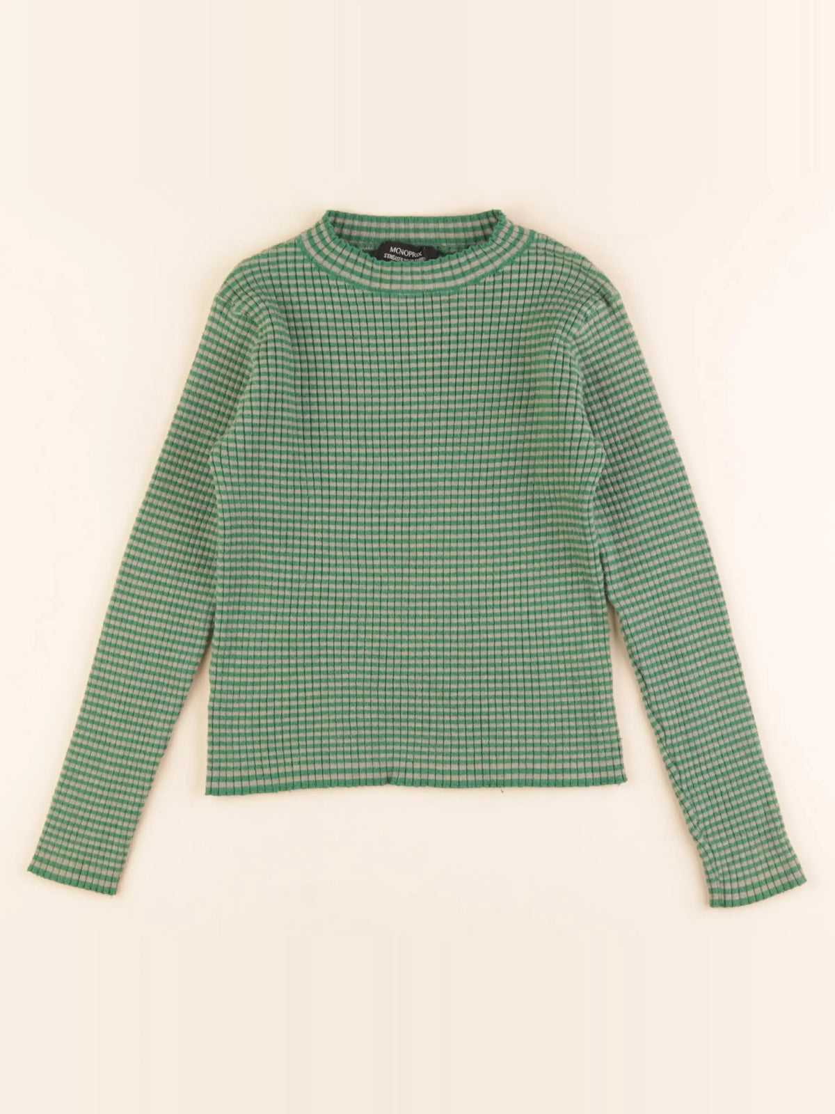Monoprix - pull vert - 10 ans
