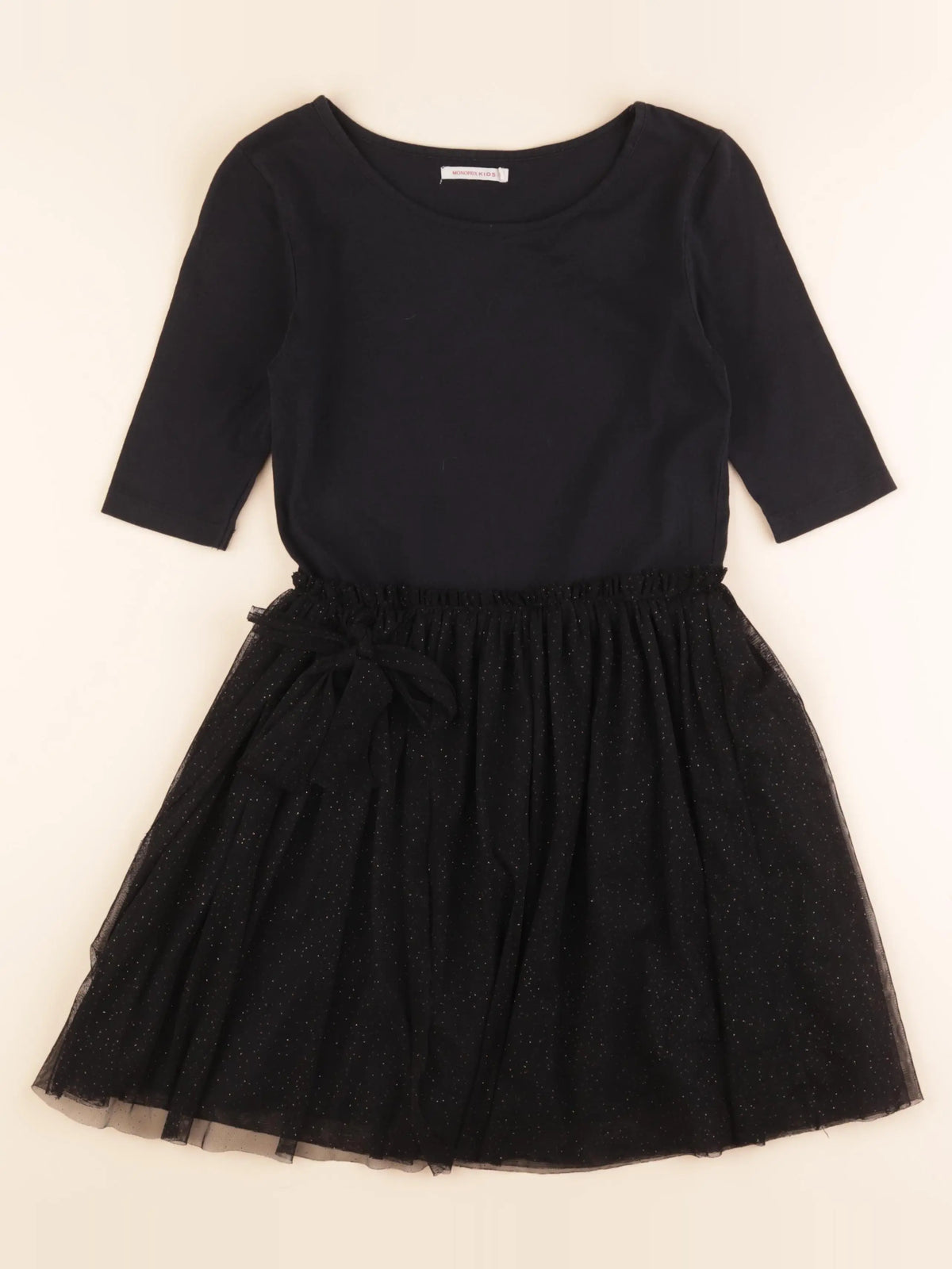 Monoprix - robe noir - 12 ans