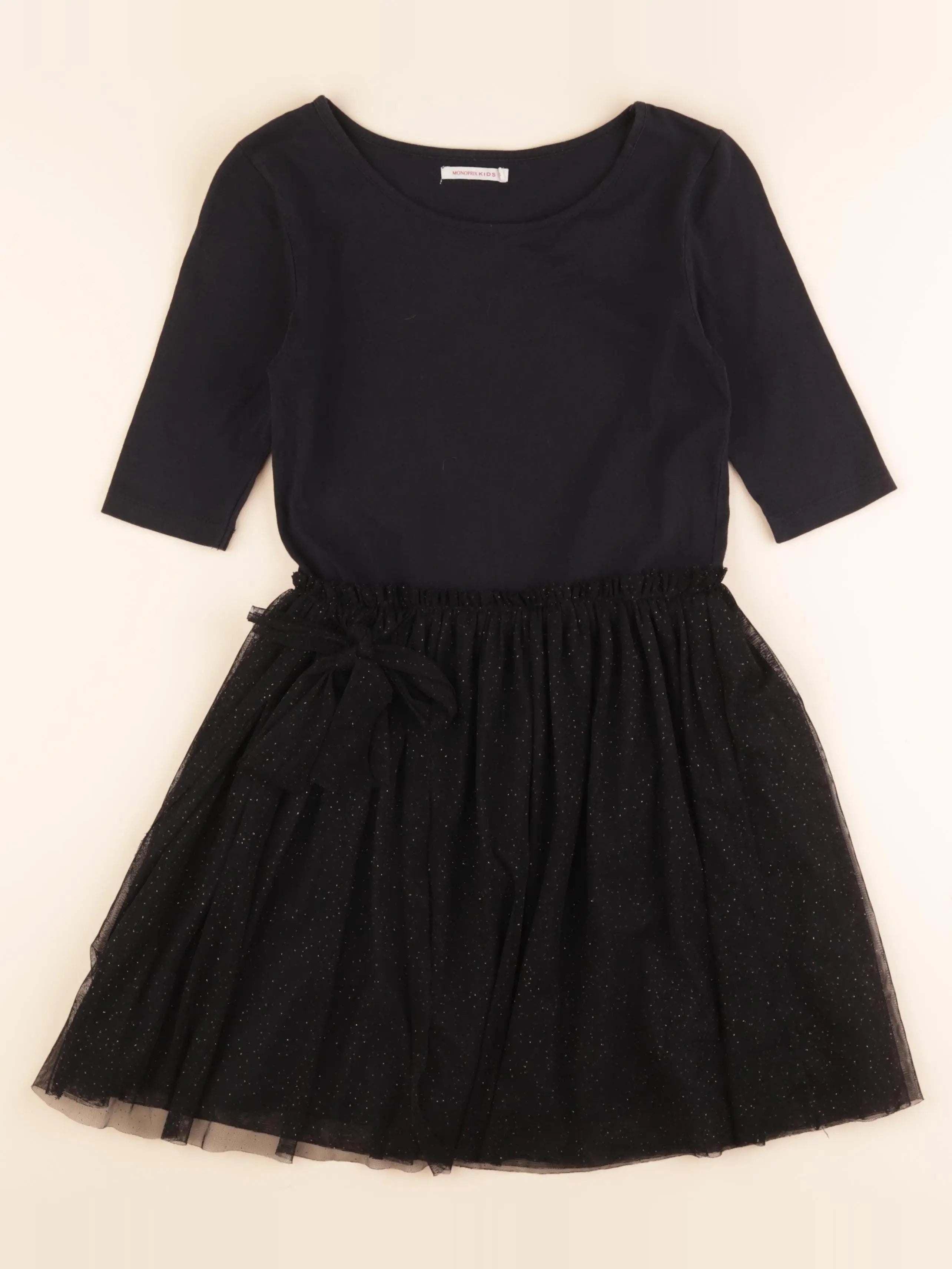 Monoprix - robe noir - 12 ans