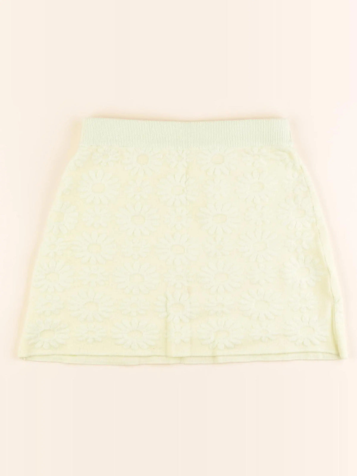 Zara - jupe jaune fluo - 8/9 ans
