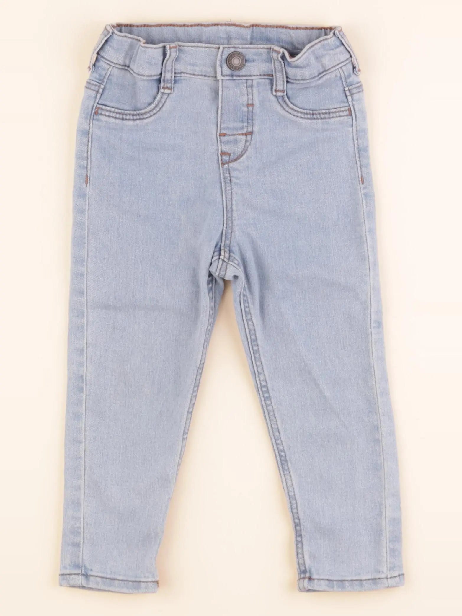 H&M - jean bleu - 12/18 mois