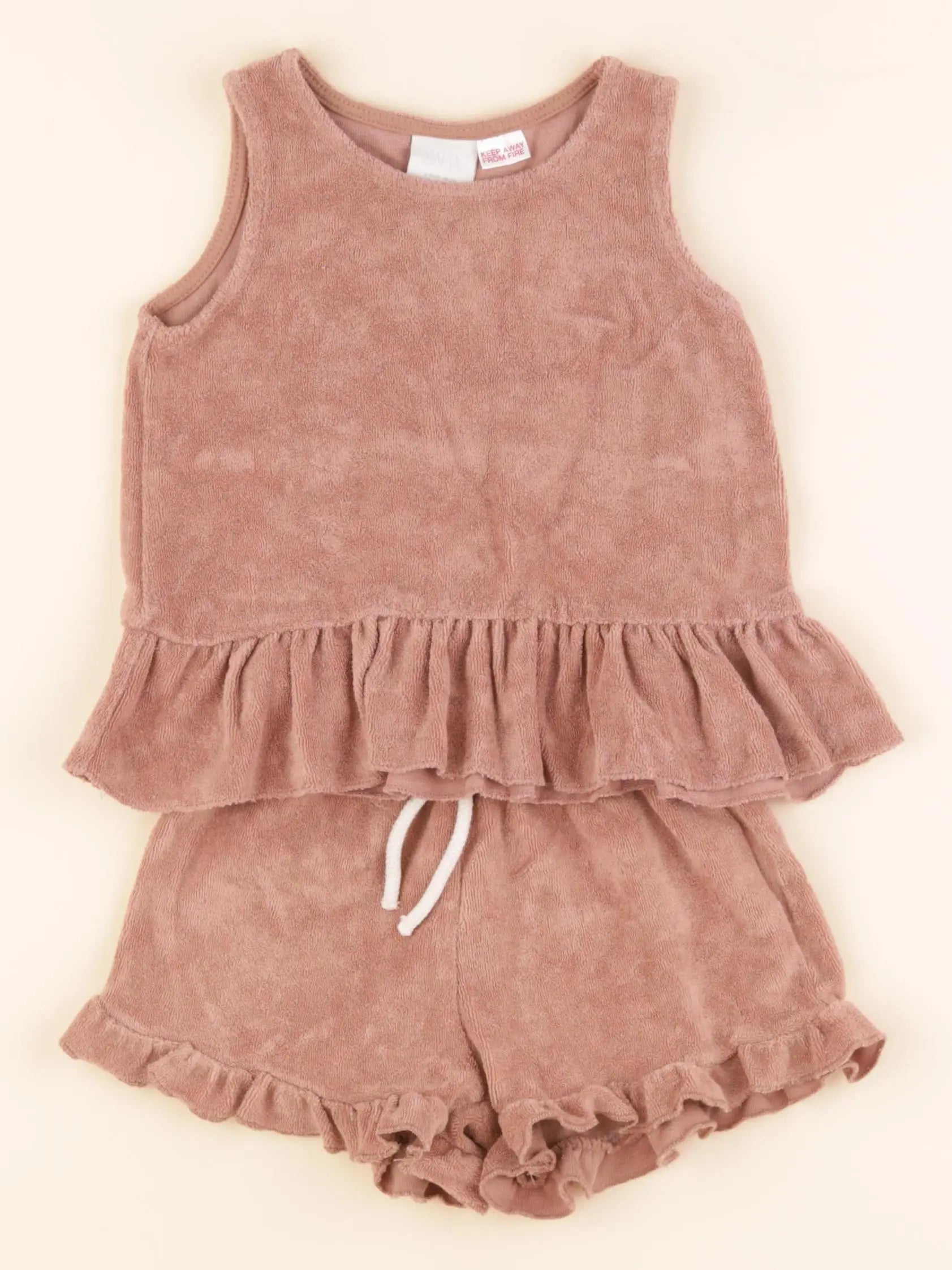 Zara - ensemble marron - 3 ans