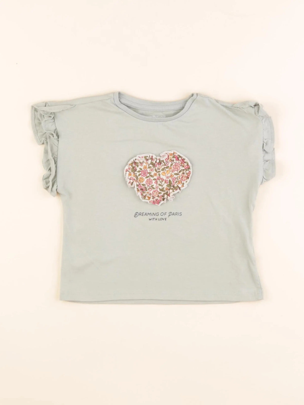 Vertbaudet - tee-shirt vert - 5 ans