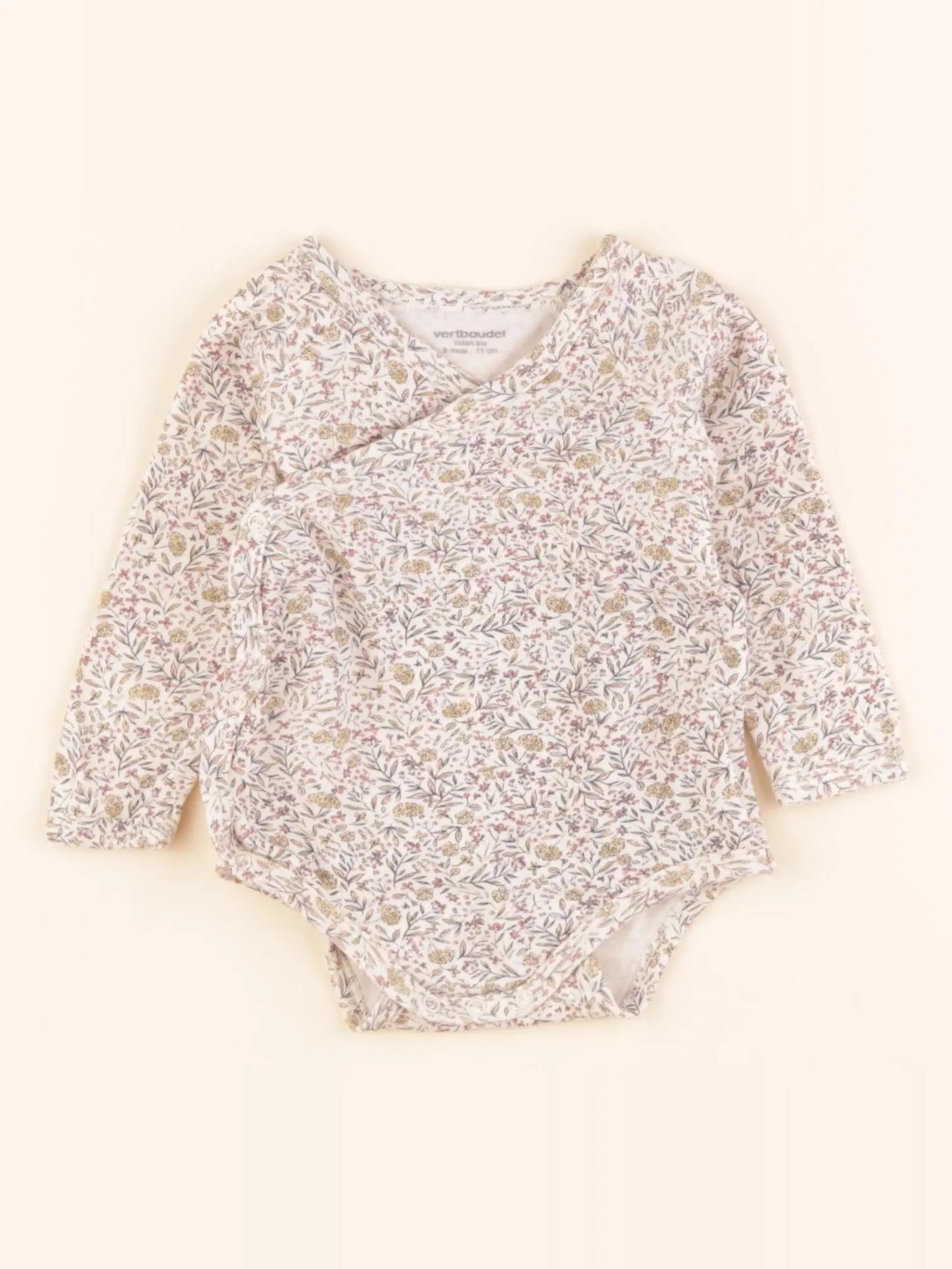 Vertbaudet - body multicolore - 9 mois