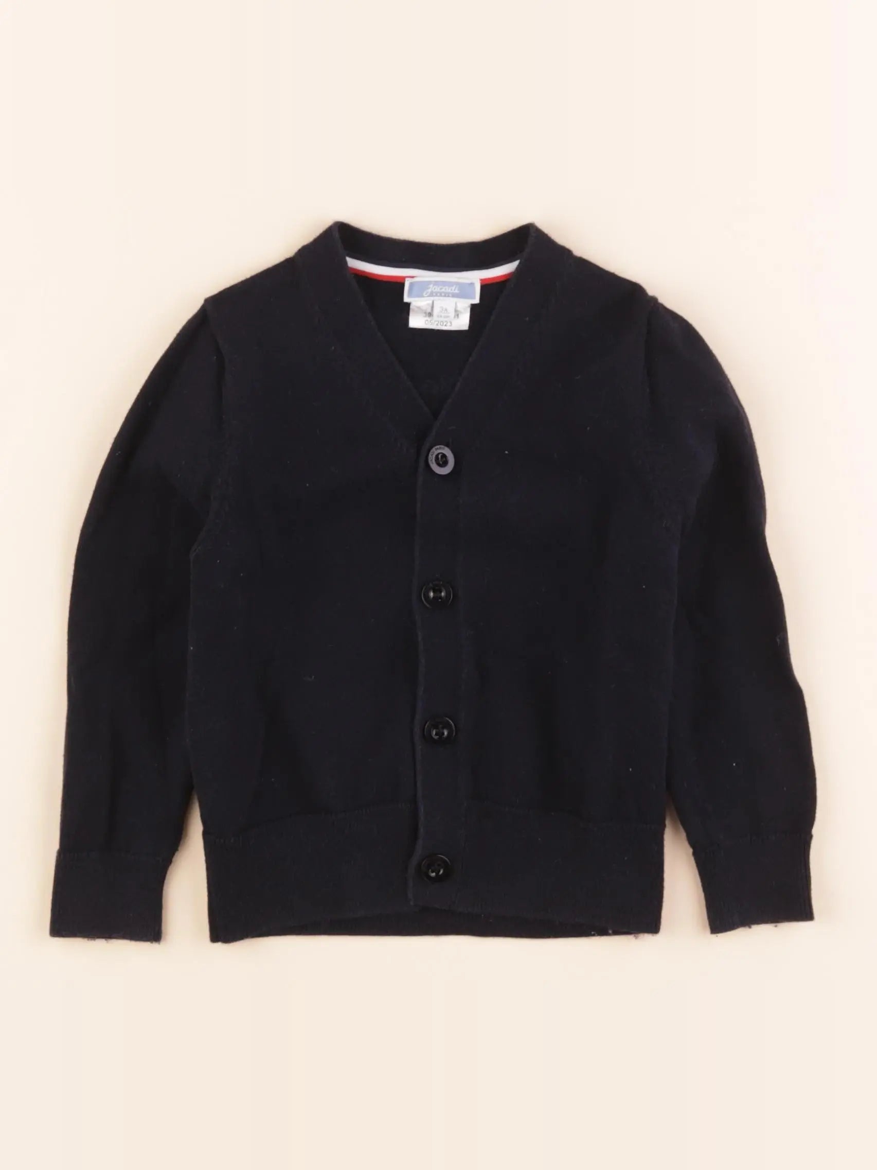 Jacadi - gilet bleu - 3 ans