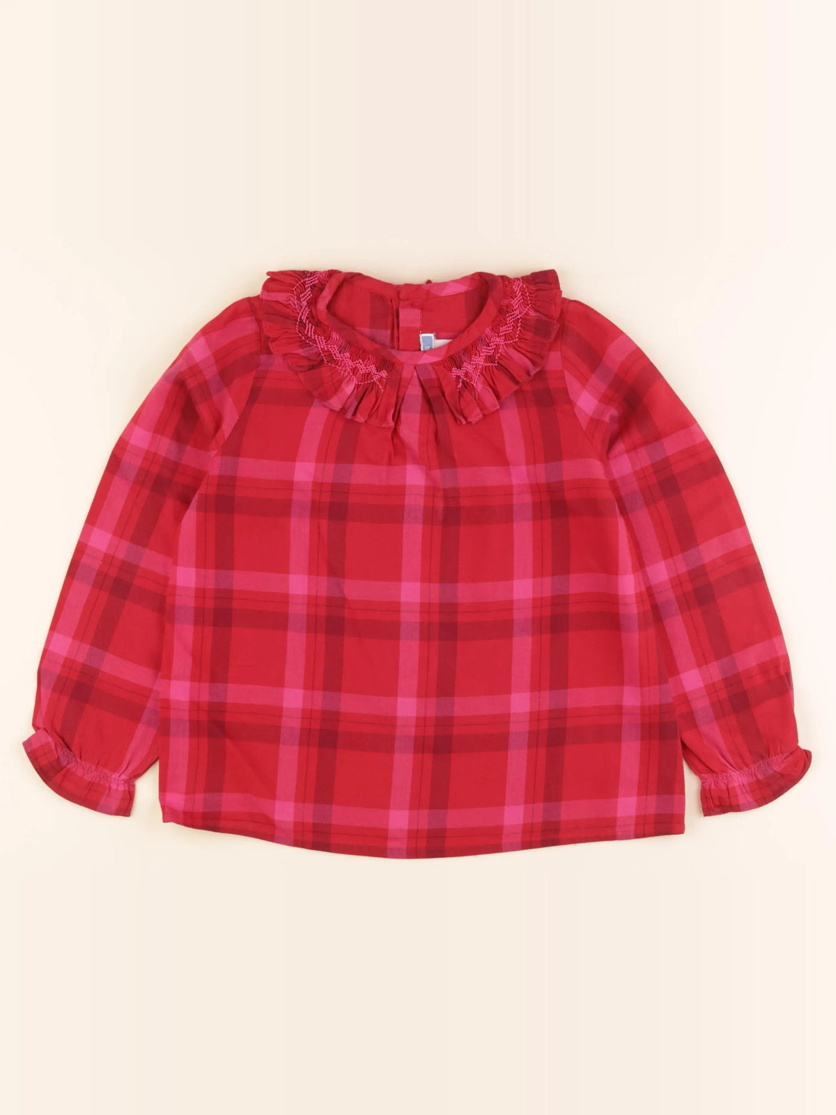 Jacadi - blouse rose, rouge - 8 ans