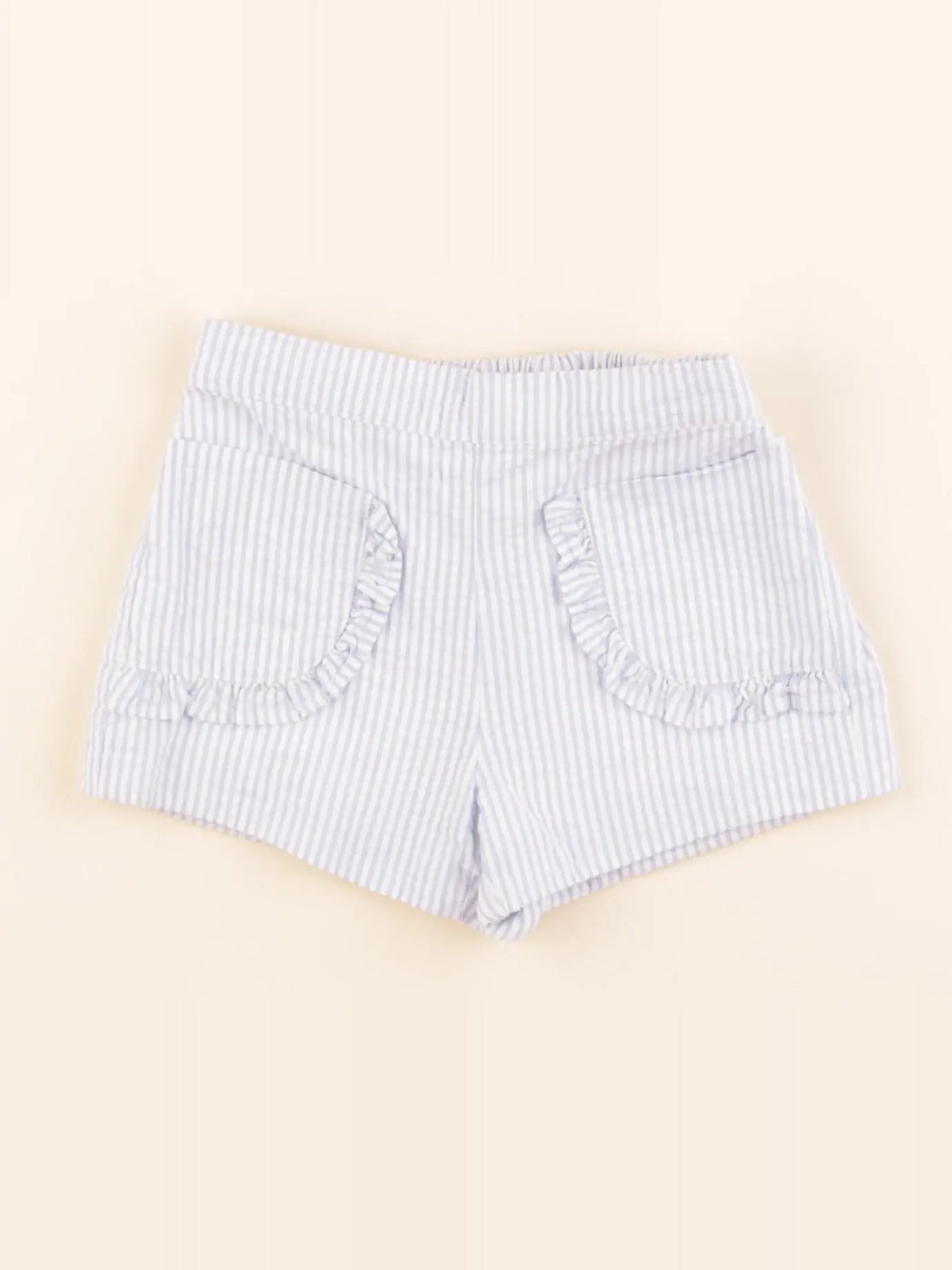 Jacadi - short blanc, bleu - 12 mois