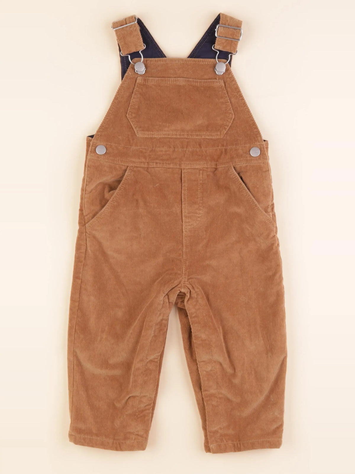 Jacadi - salopette doublé marron - 24 mois