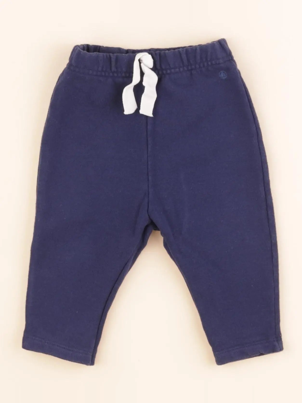 Petit Bateau - pantalon bleu - 6 mois