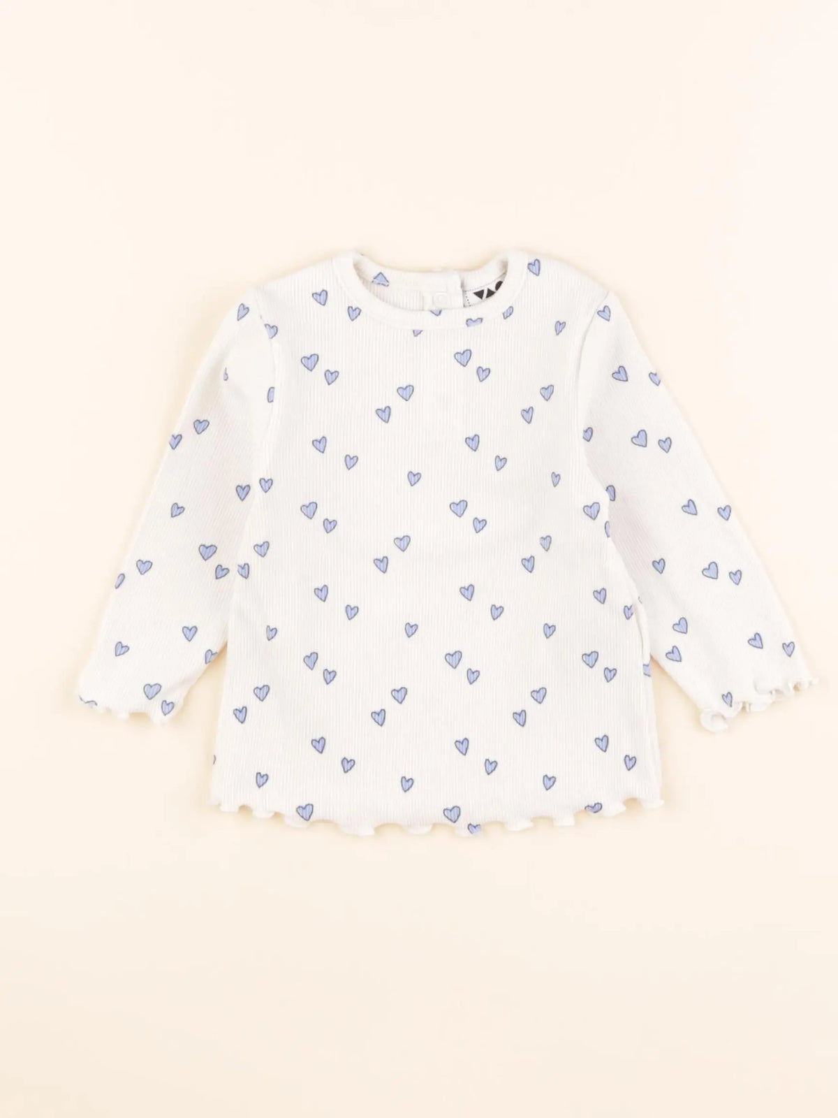Tape à l'oeil - tee-shirt blanc, bleu - 6 mois