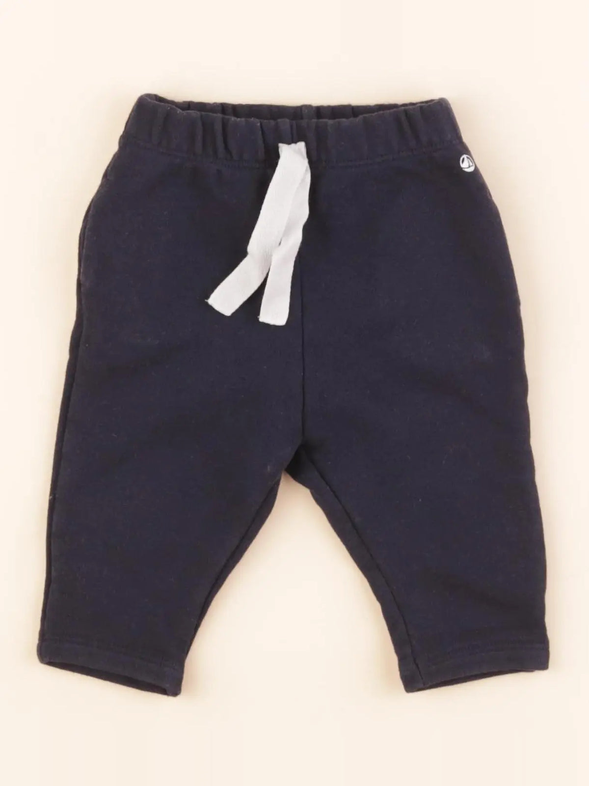 Petit Bateau - pantalon bleu - 3 mois