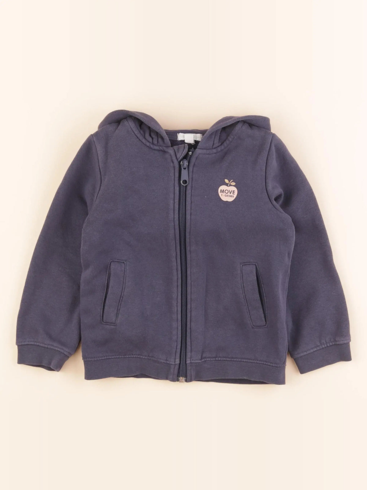Vertbaudet - sweat bleu - 4 ans