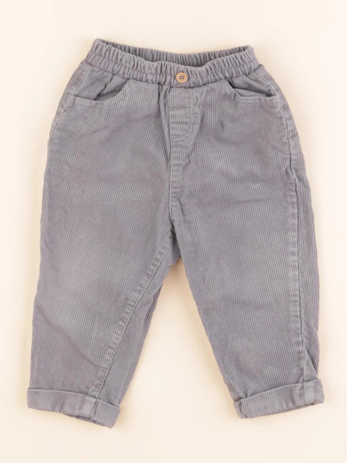 Vertbaudet - pantalon gris - 18 mois