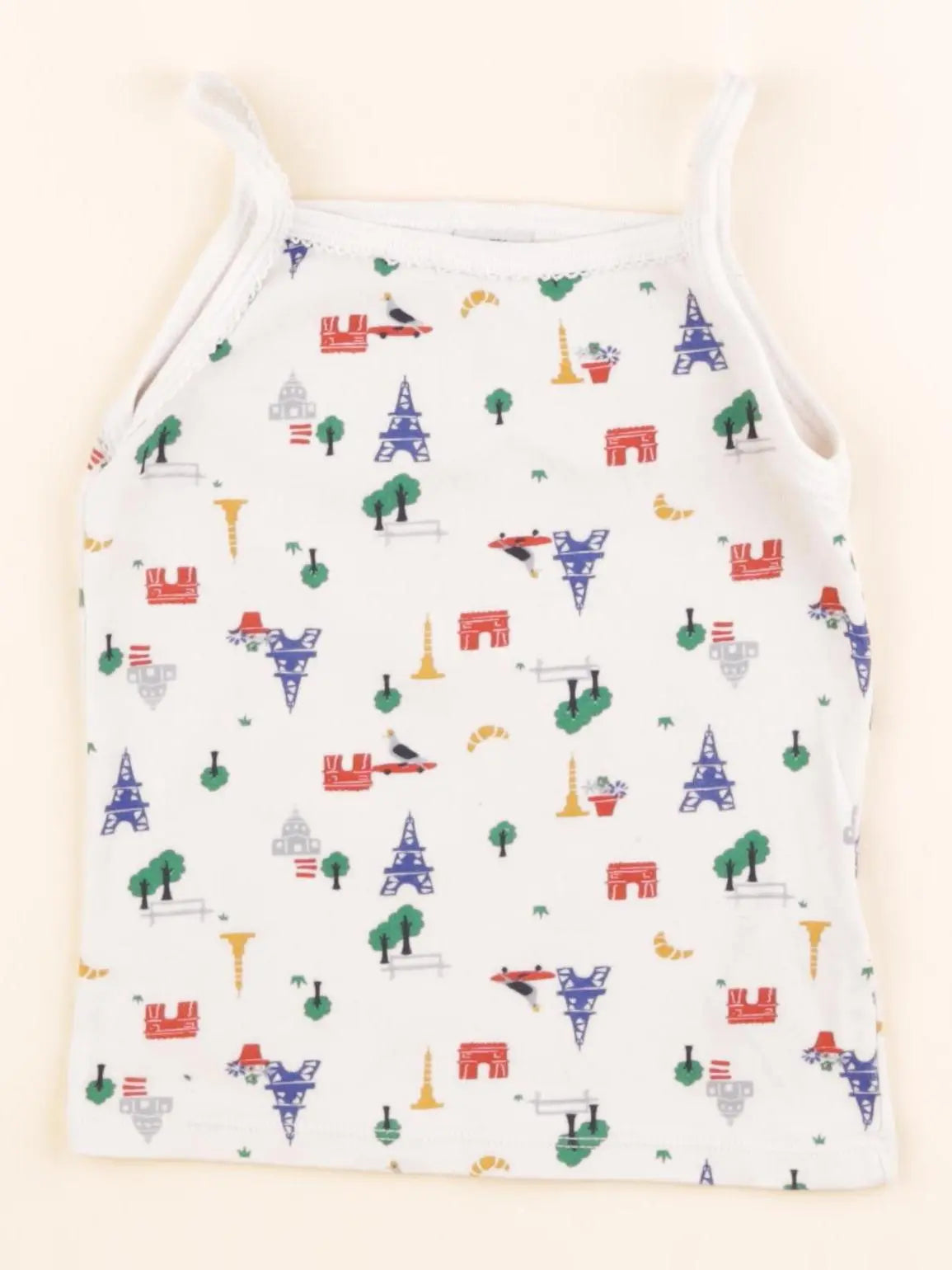 Petit Bateau - maillot de corps multicolore - 4 ans