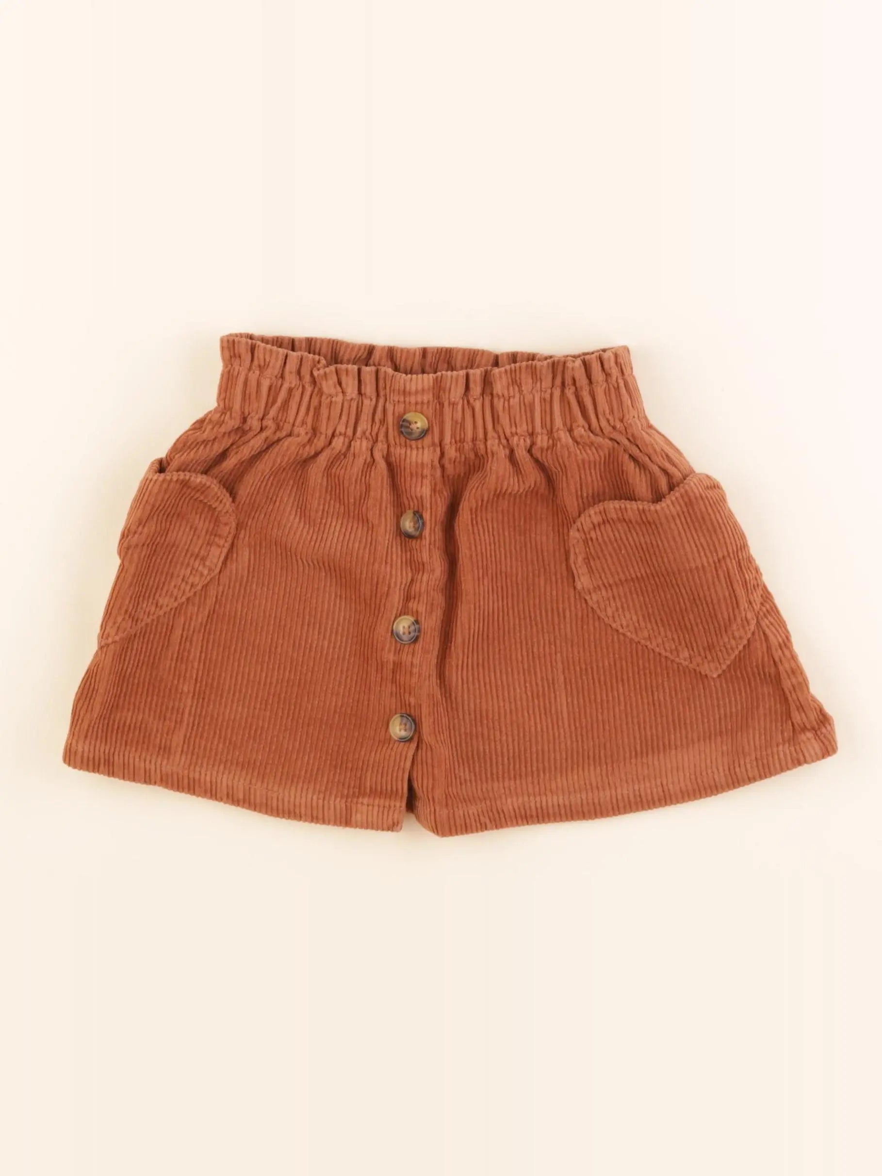 Vertbaudet - jupe marron - 4 ans