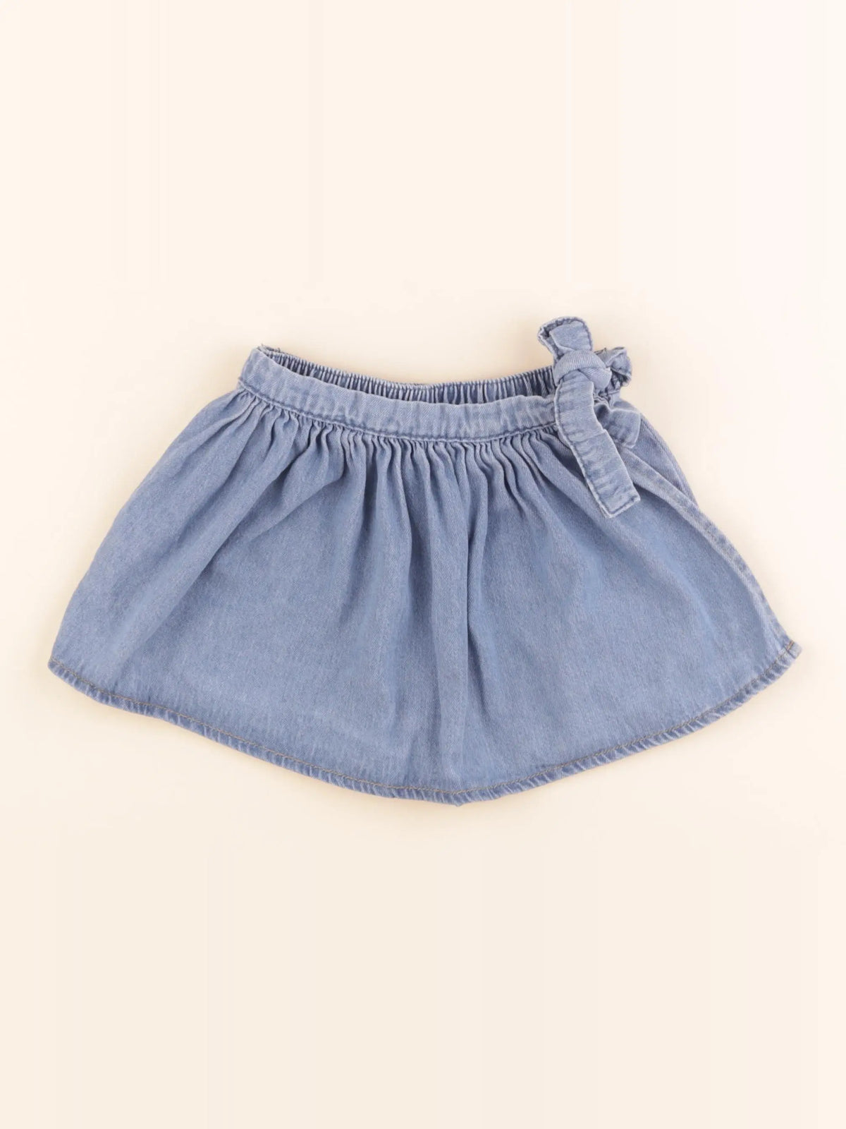 Vertbaudet - jupe short bleu - 4 ans