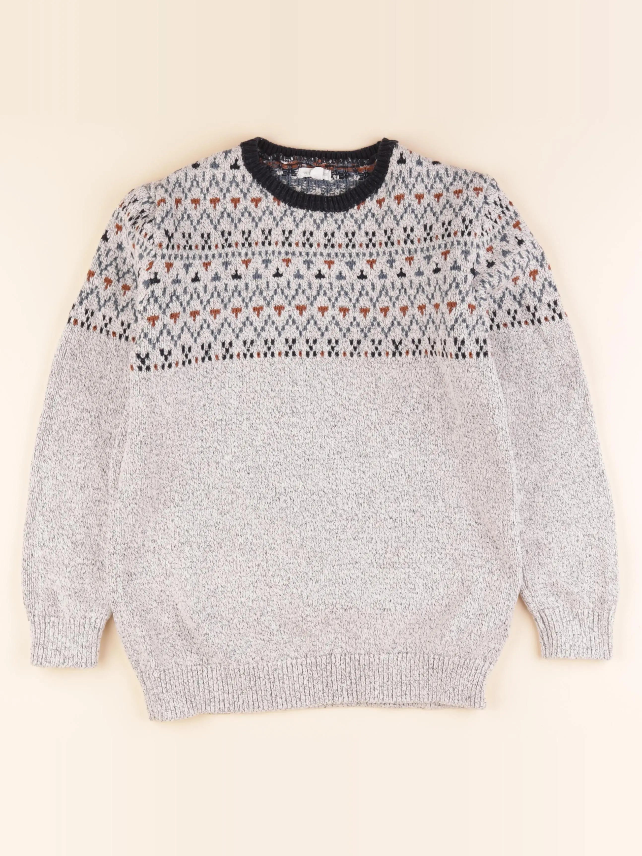 Vertbaudet - pull gris - 12 ans