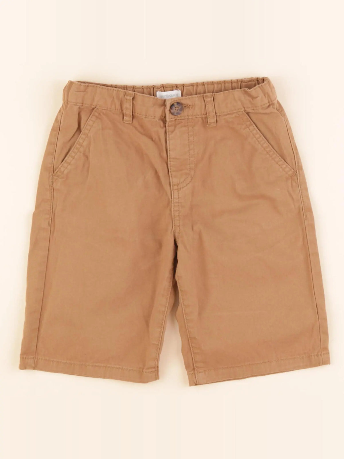 Vertbaudet - short marron - 7 ans