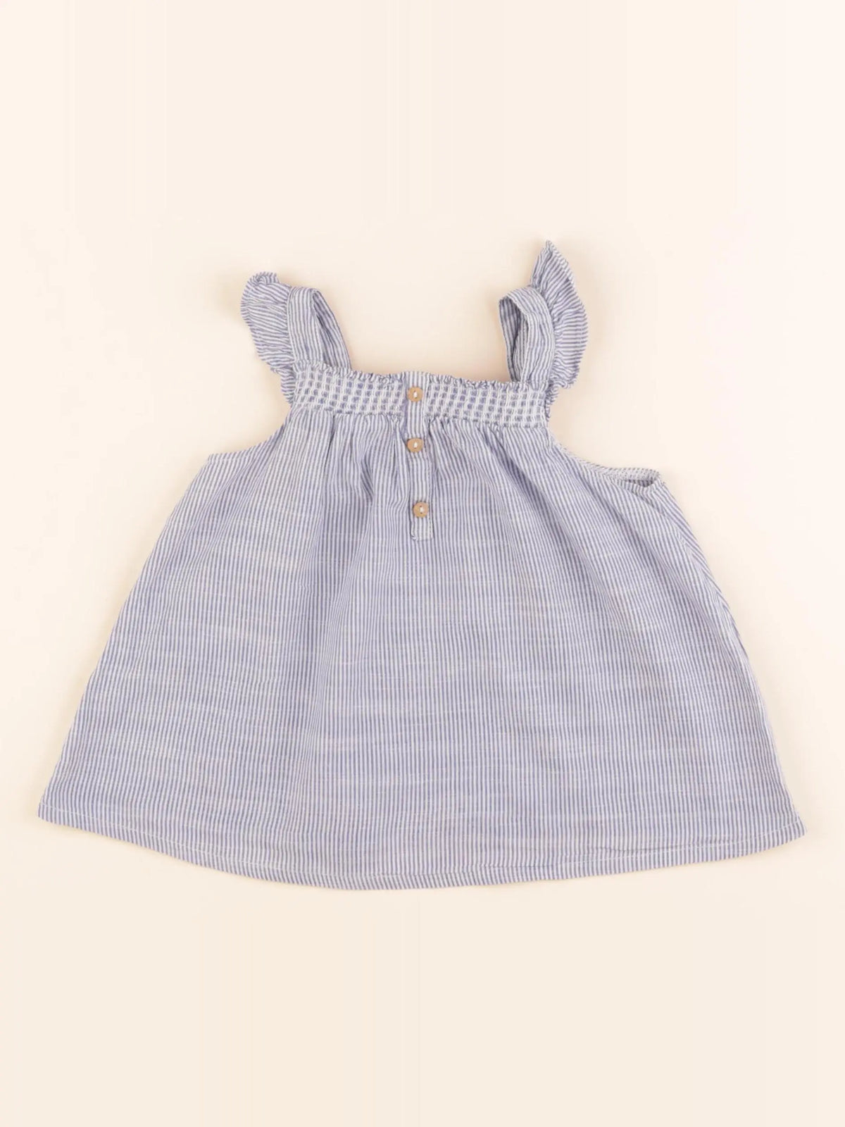 Zara - blouse bleu, blanc - 3/4 ans