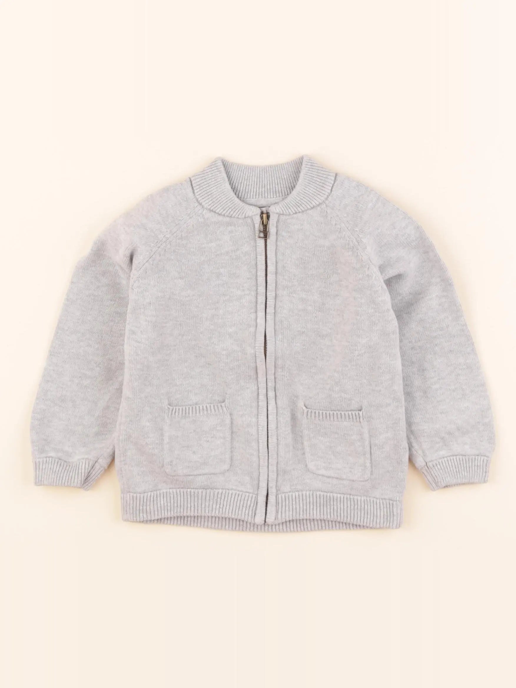 Cyrillus - gilet gris - 18 mois