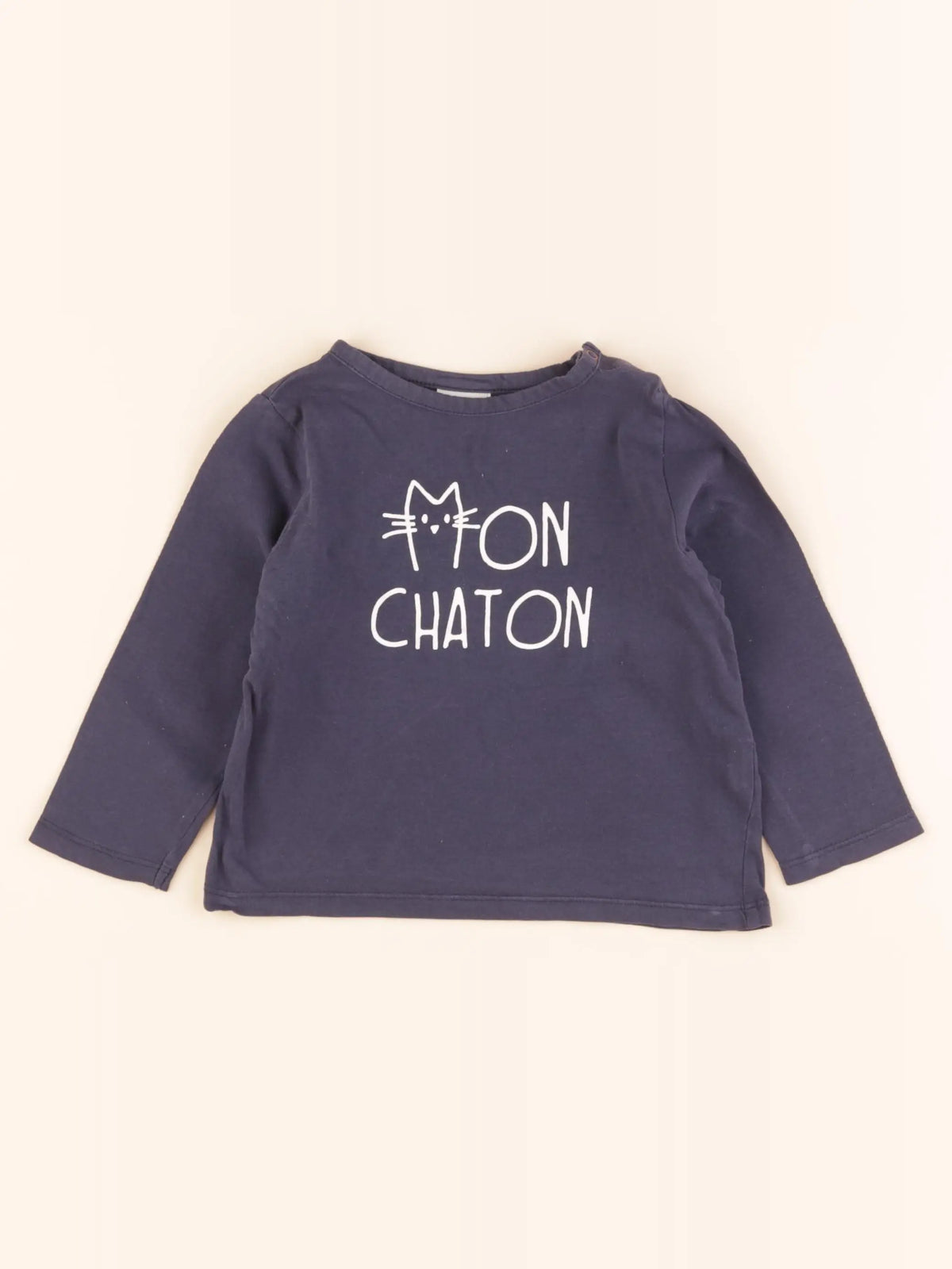 Tape à l'oeil - tee-shirt bleu - 24 mois