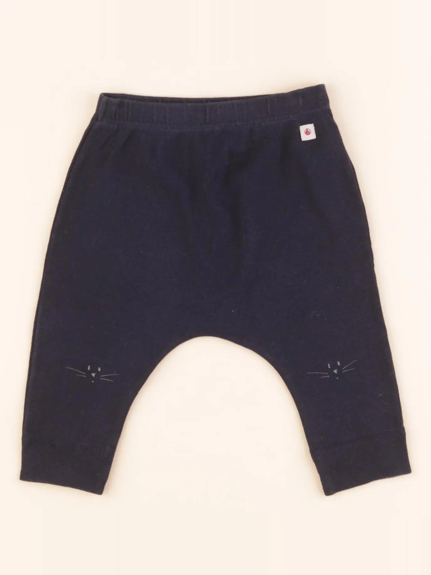 Petit Bateau - legging bleu - 6 mois