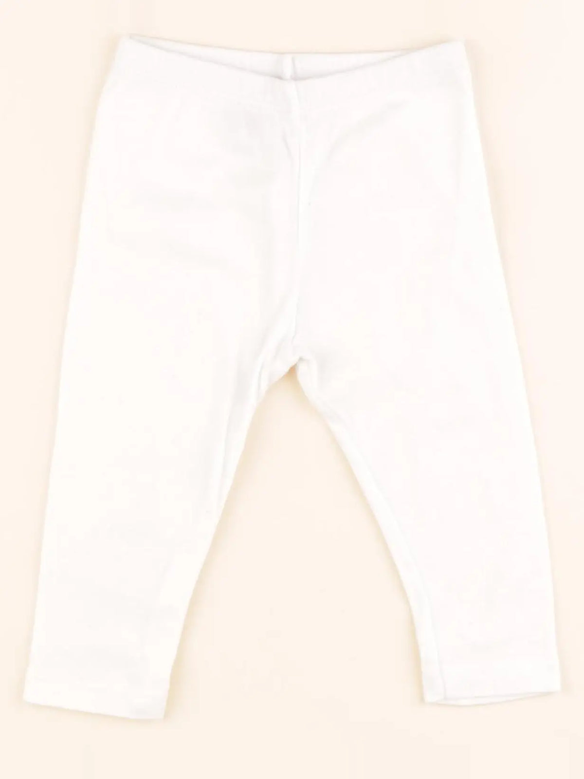Petit Bateau - legging blanc - 12 mois