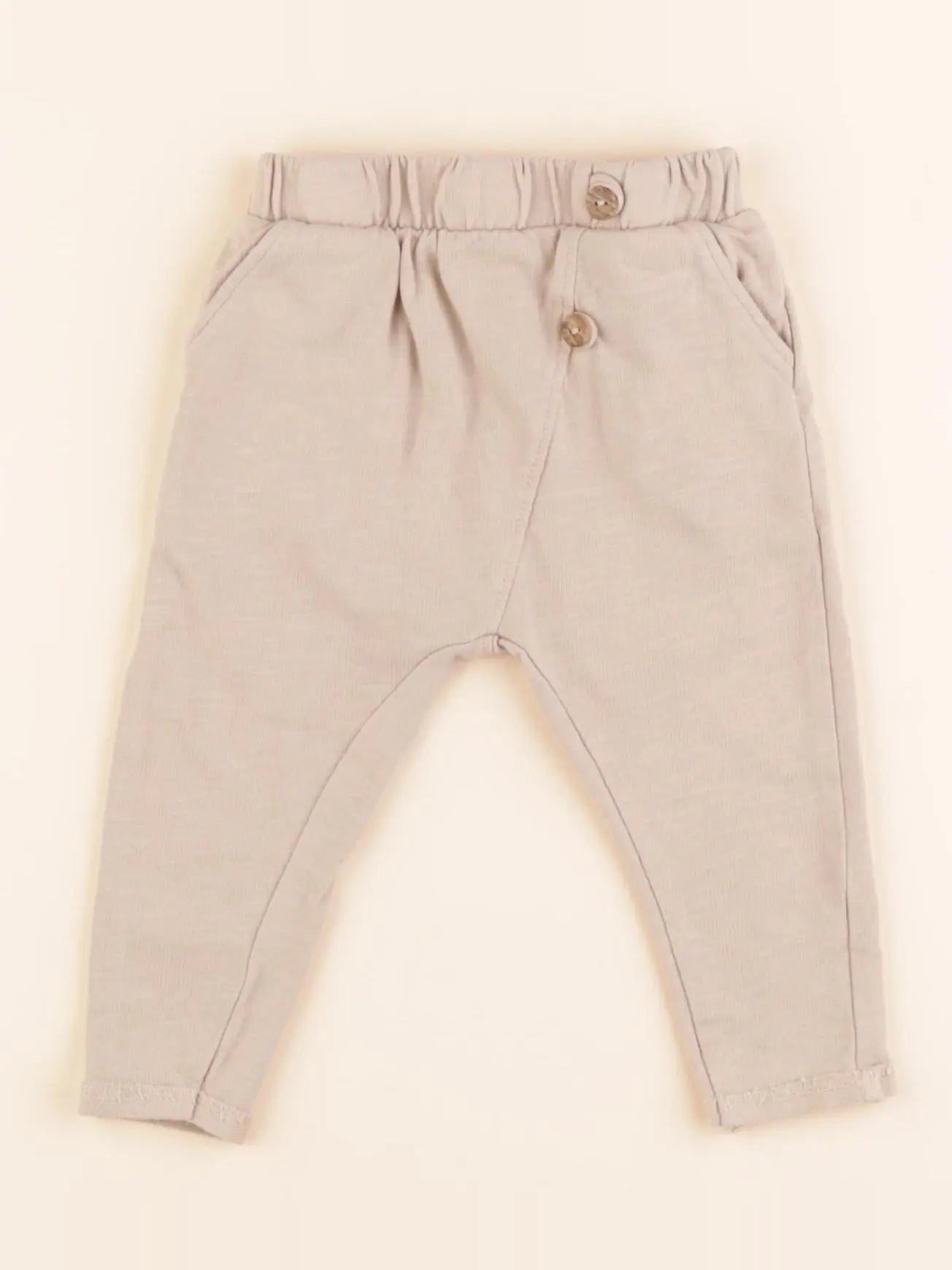 Vertbaudet - pantalon beige - 3 mois