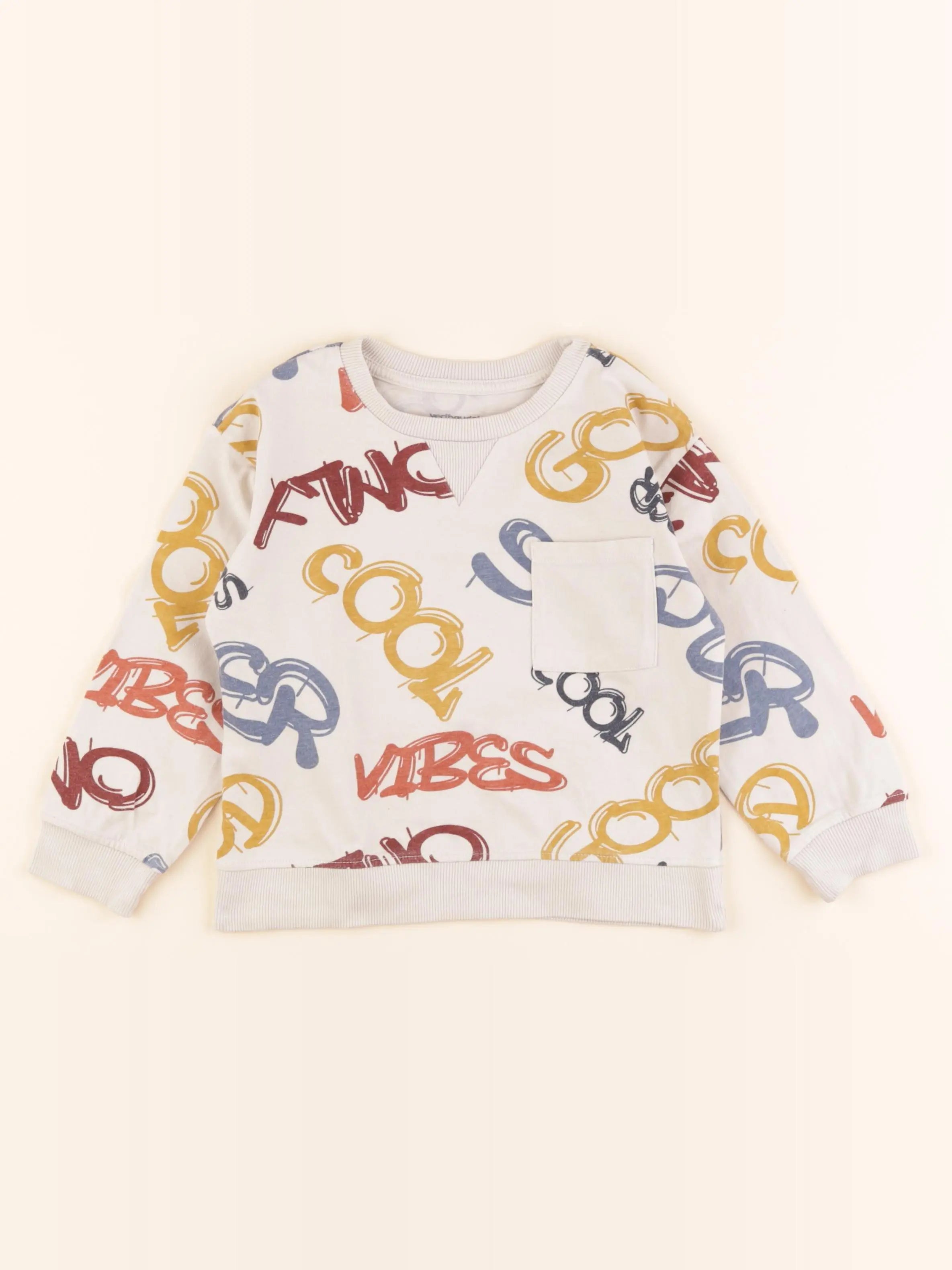 Vertbaudet - tee-shirt marron - 4 ans