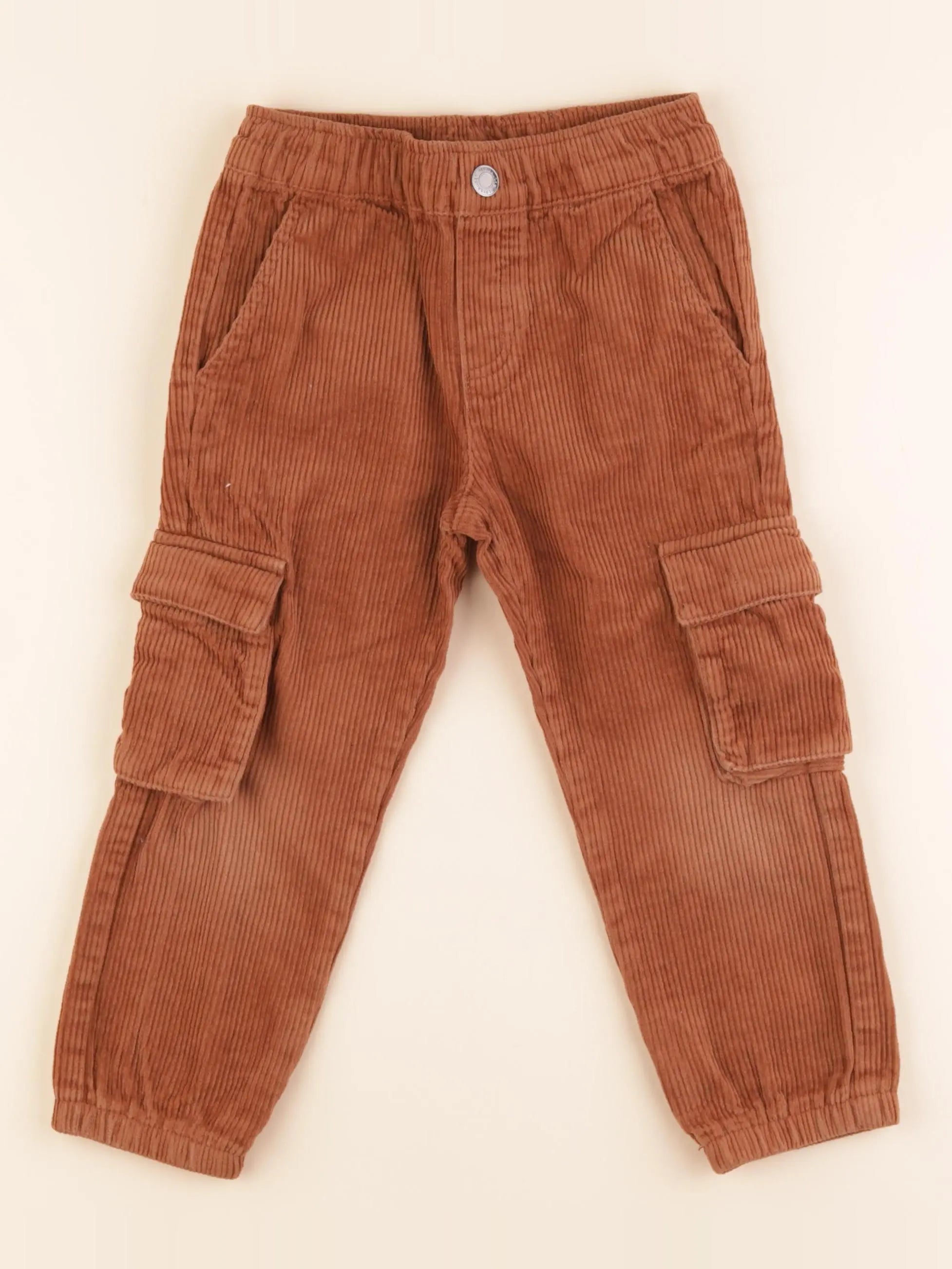 Vertbaudet - pantalon marron - 4 ans
