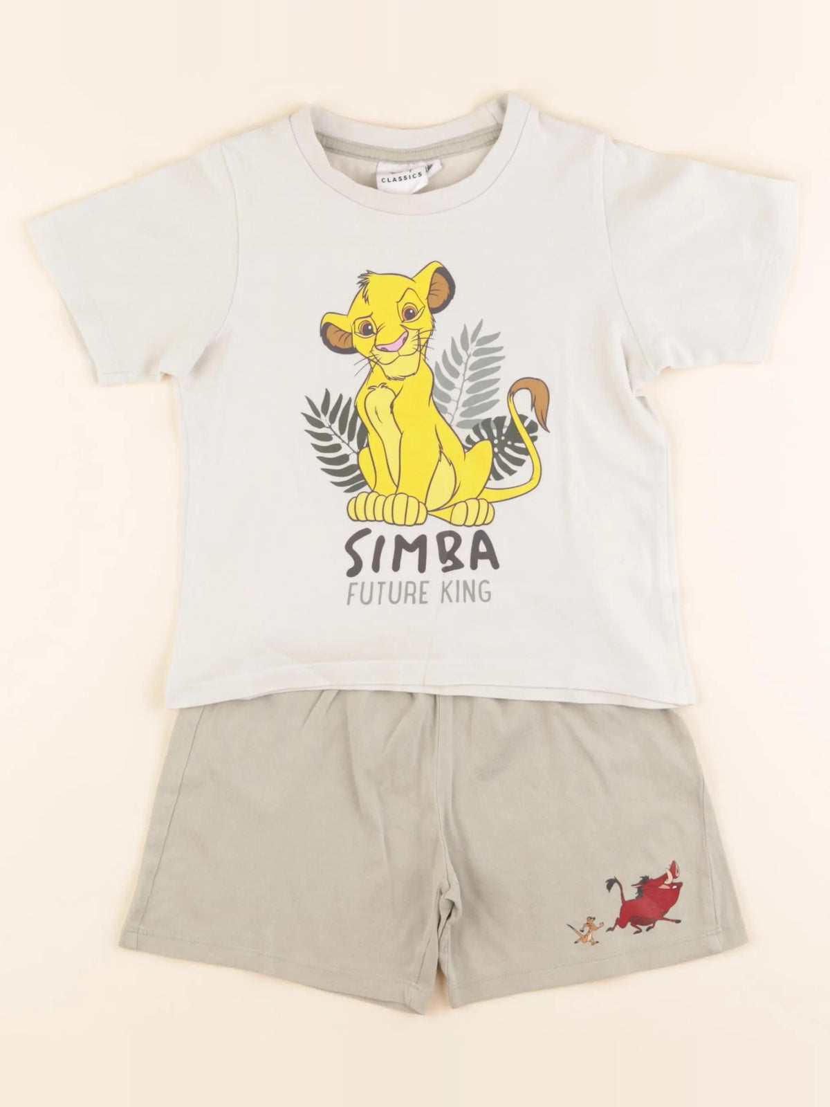 Vertbaudet - pyjama coton vert - 4 ans