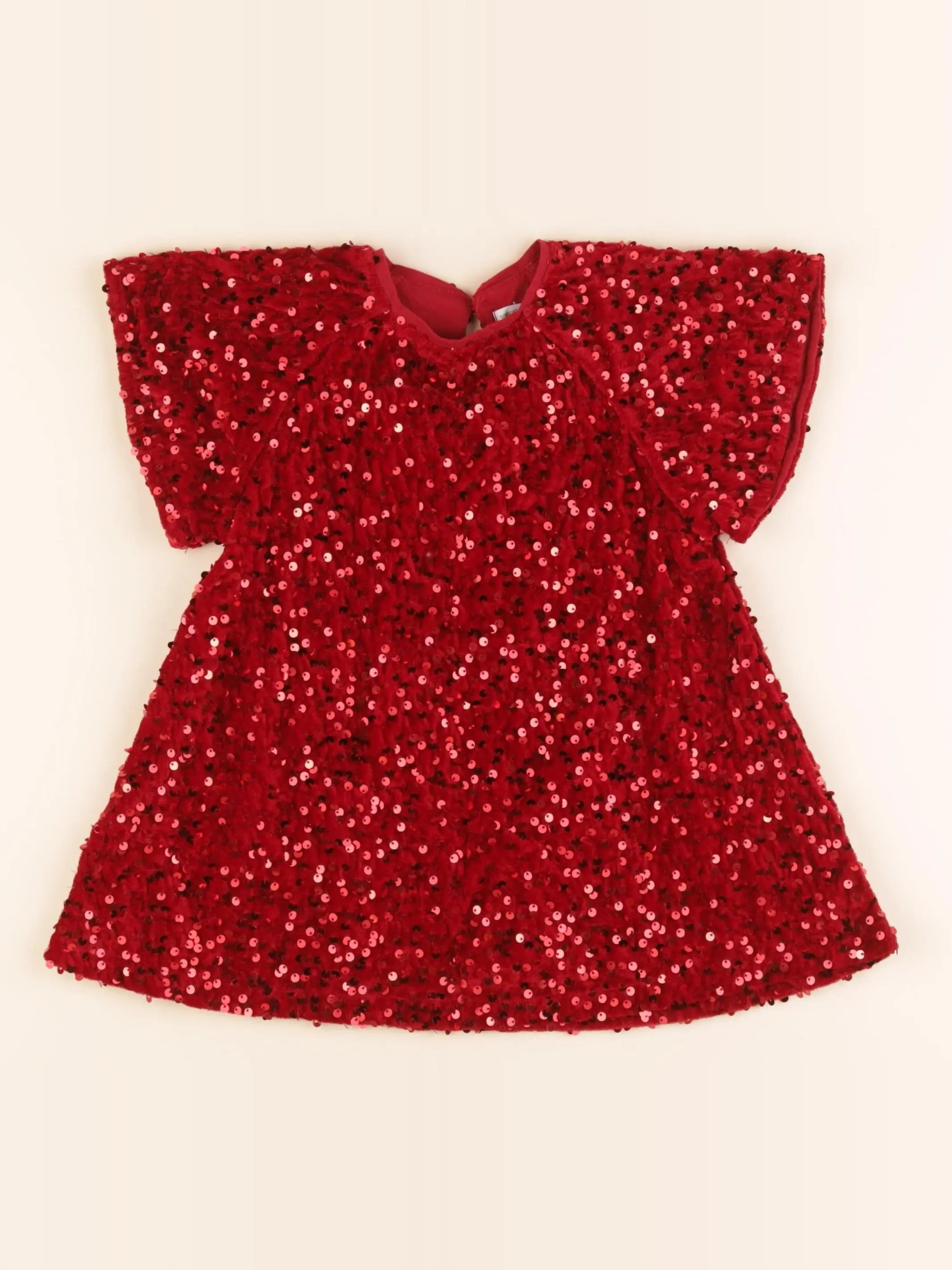 Vertbaudet - robe rouge - 2 ans
