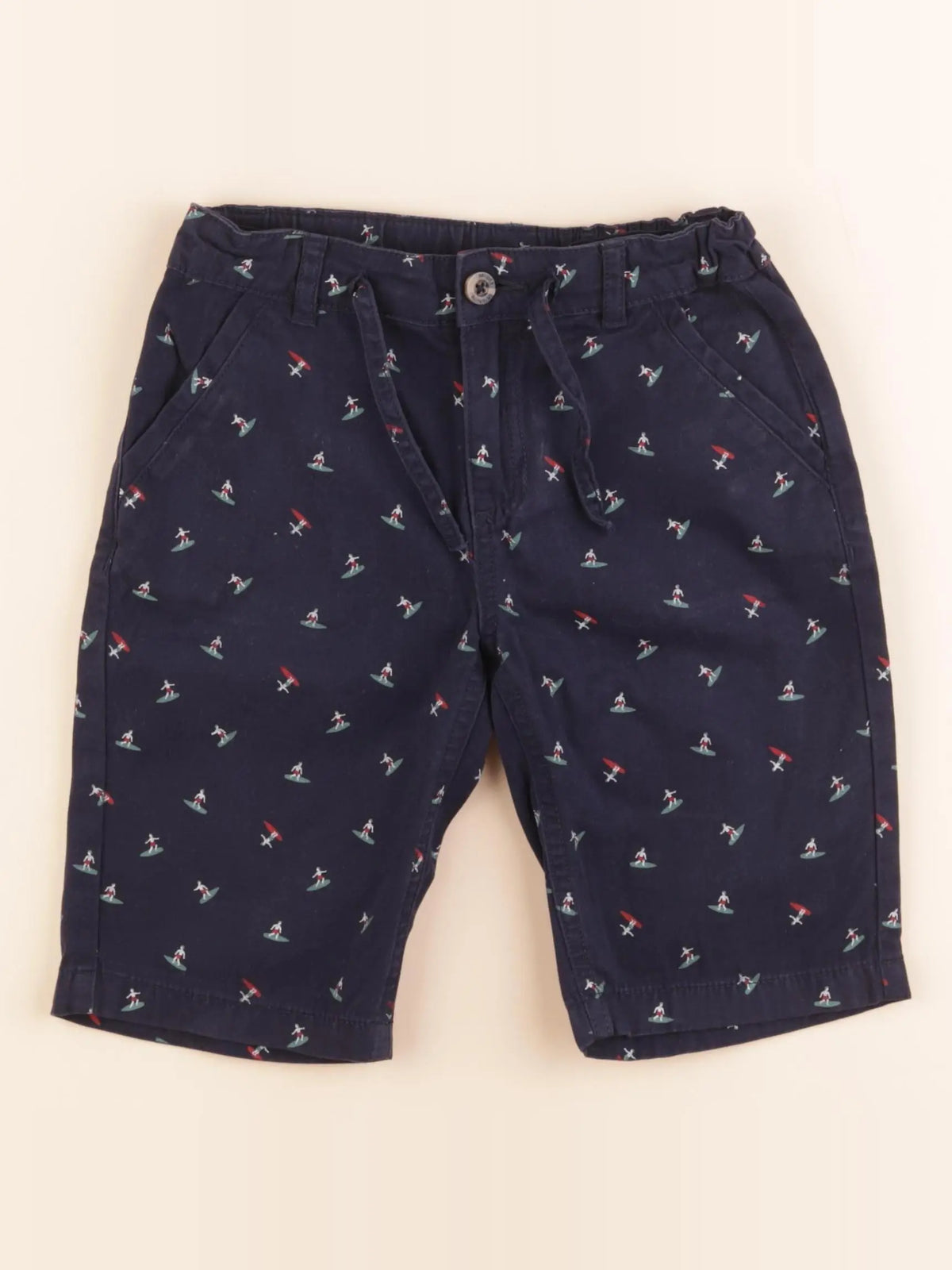 Vertbaudet - short bleu - 7 ans