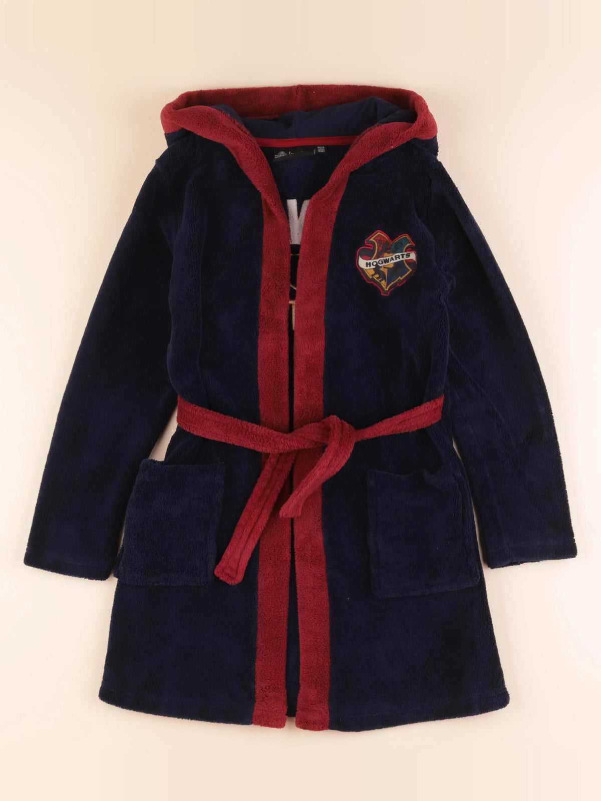 Vertbaudet - robe de chambre imprimé dos bleu - 10 ans